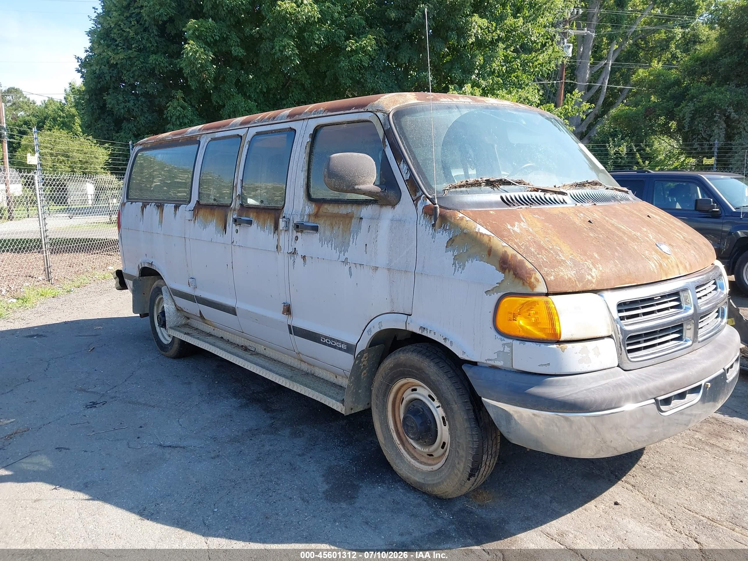 2001 Dodge Ram Van 2500 Conversion Серый vin: 2B7JB21Y01K513697