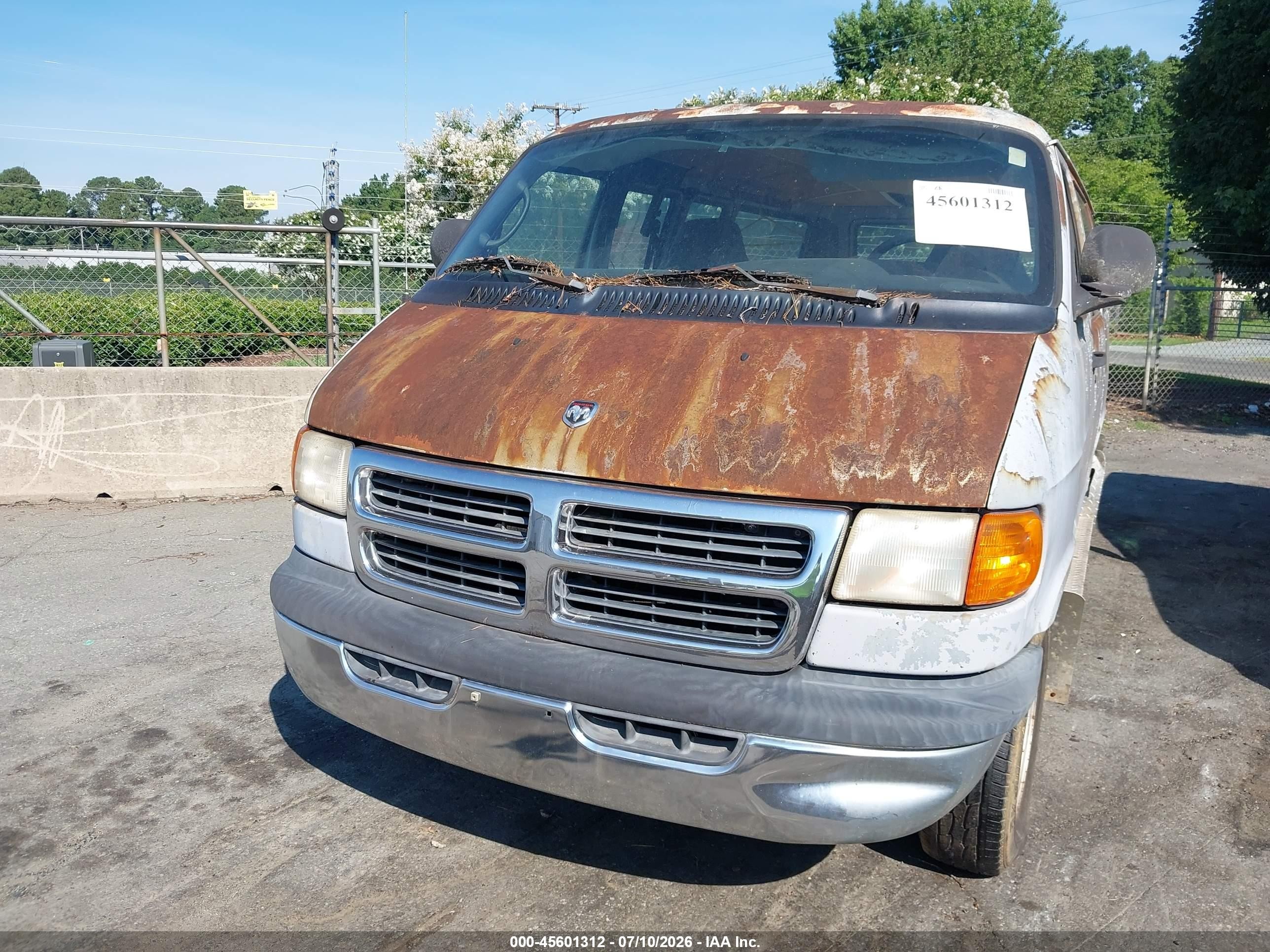 2001 Dodge Ram Van 2500 Conversion Gray vin: 2B7JB21Y01K513697