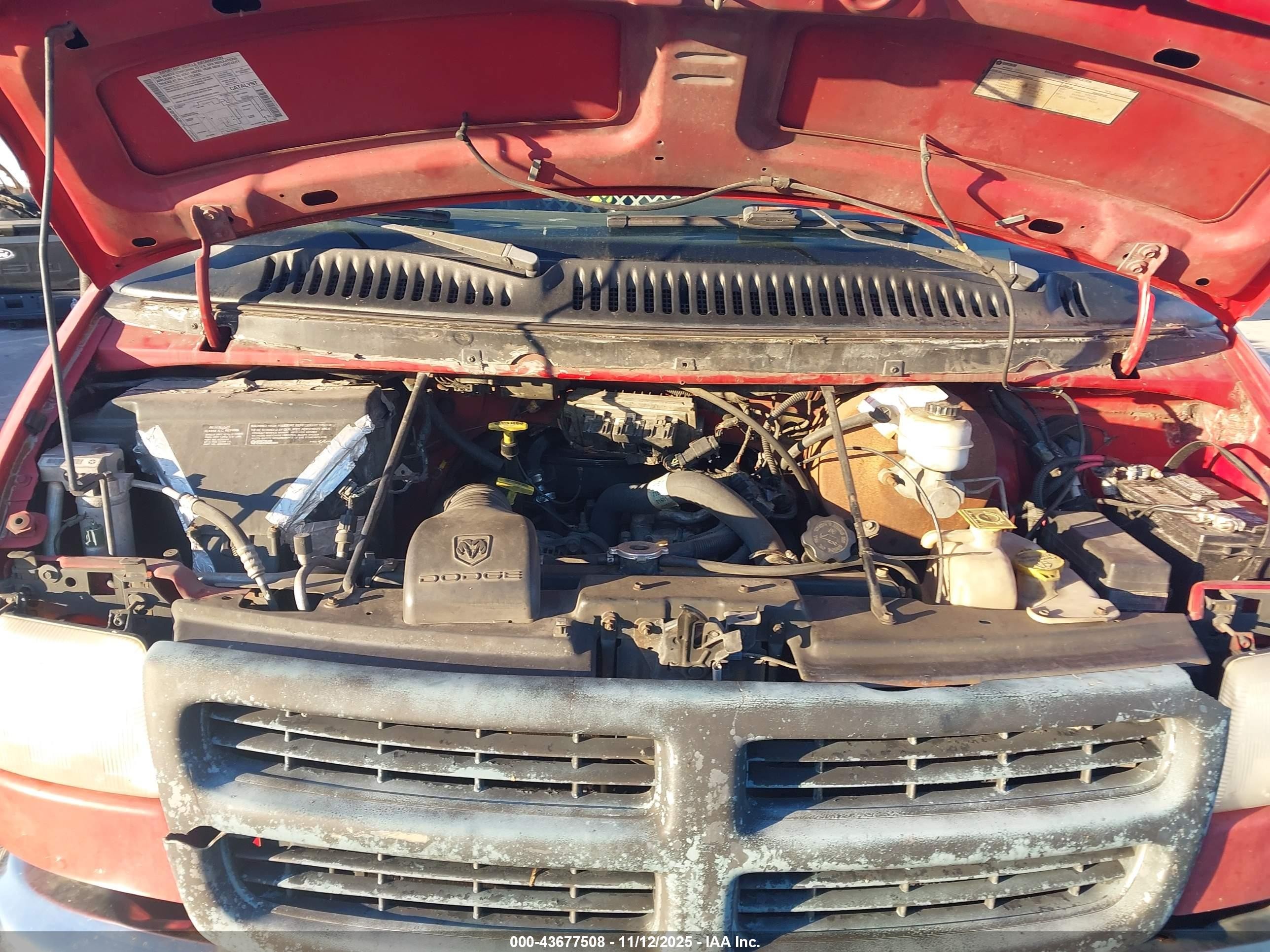 2001 Dodge Ram Van 3500 Conversion Red vin: 2B7KB31Y61K510927