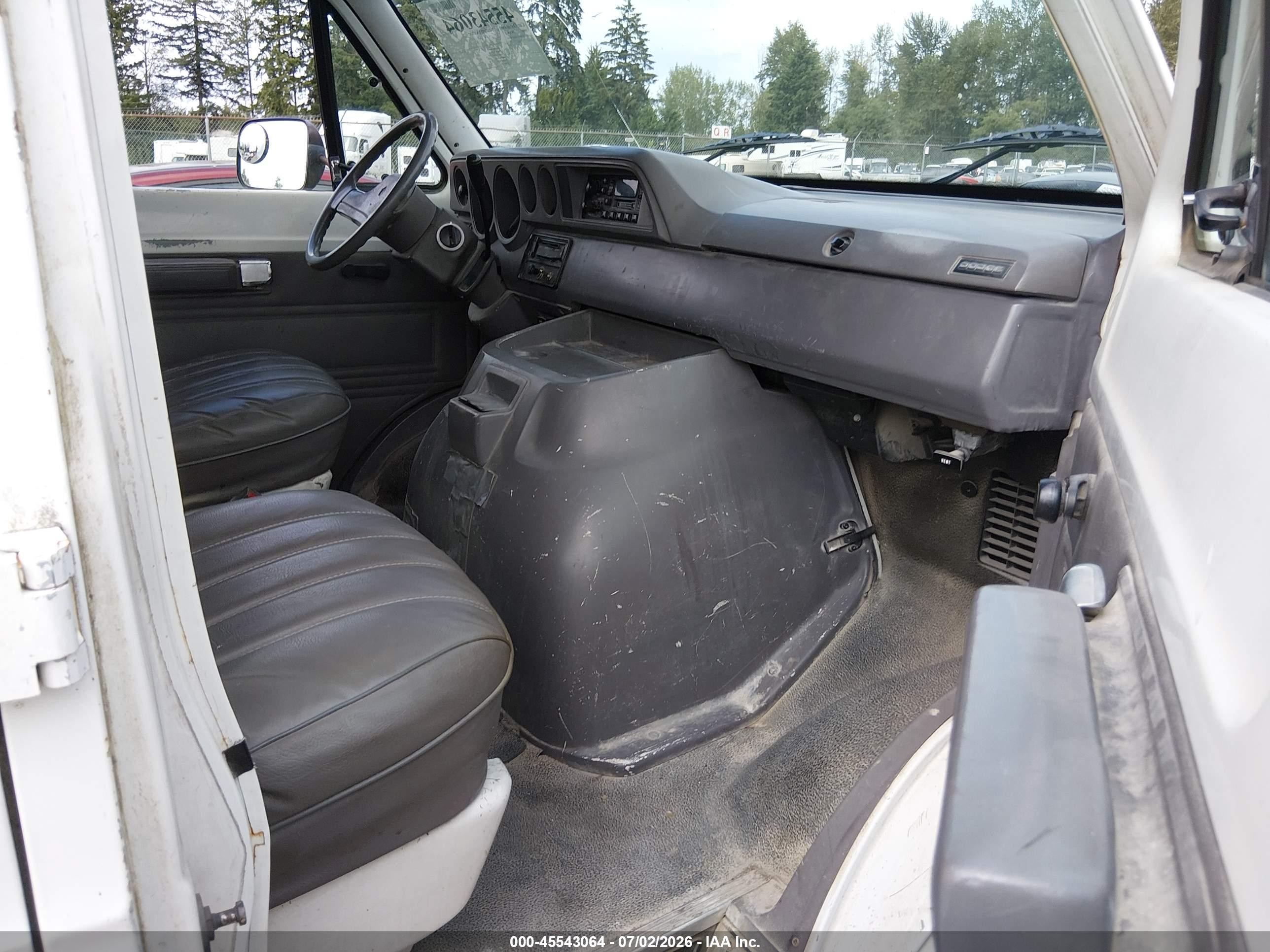 1994 Dodge Ram Van B350 White vin: 2B7KB31Z4RK581645
