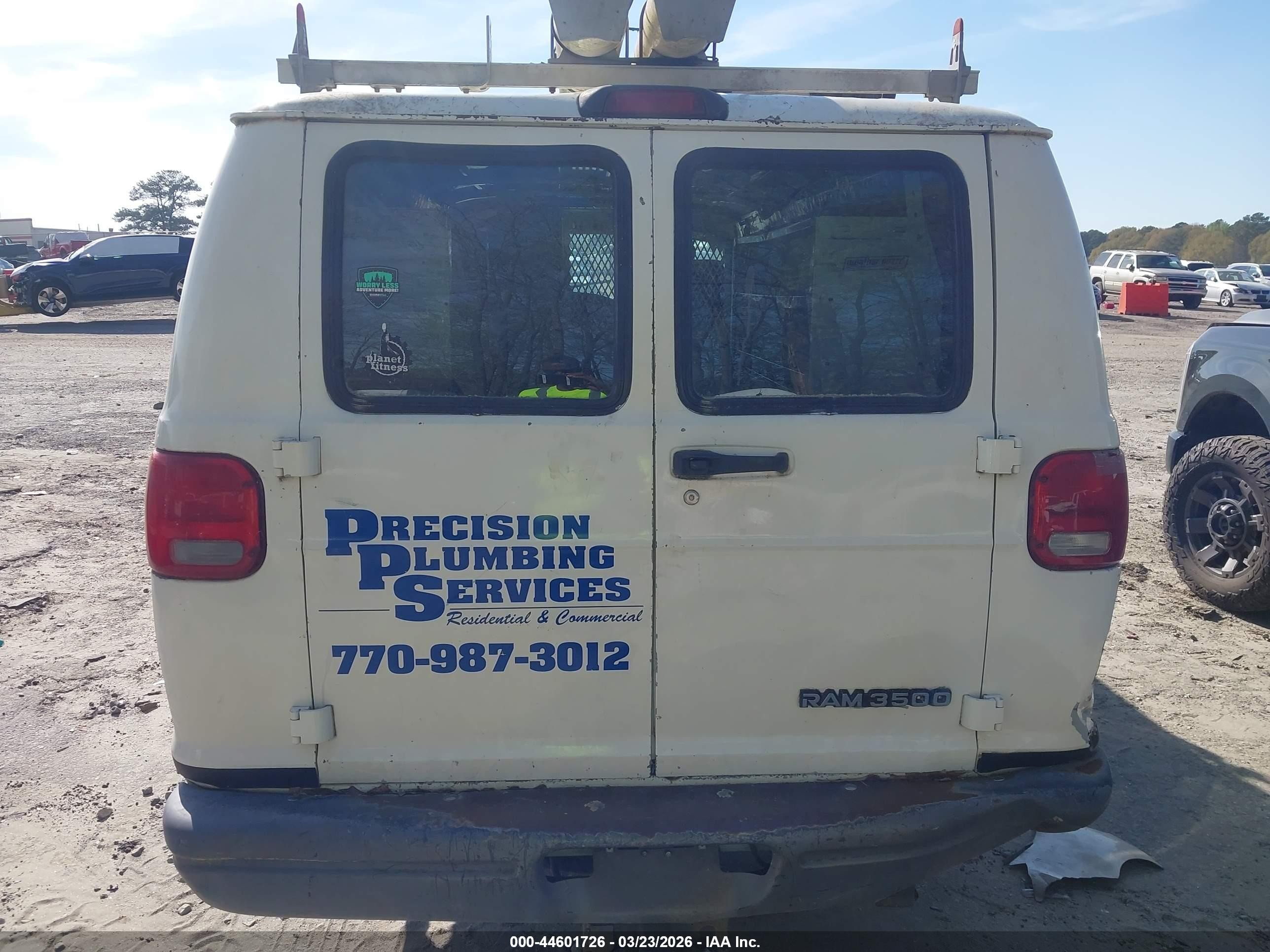 2002 Dodge Ram Van 3500 Conversion Белый vin: 2B7KB31Z62K125524