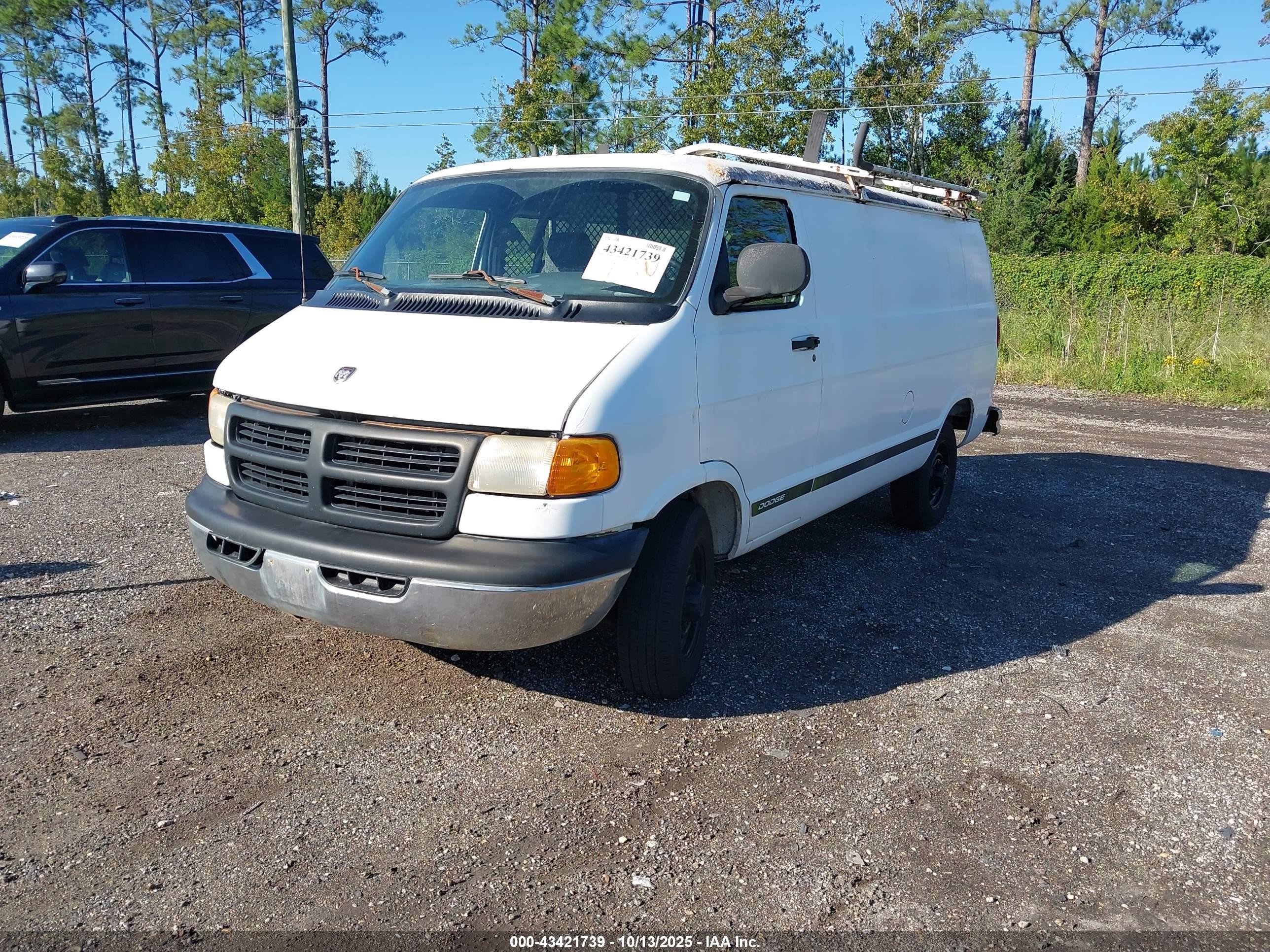 1999 Dodge Ram Van 3500 Commercial/commercial Maxi/conversion White vin: 2B7KB31Z9XK542580