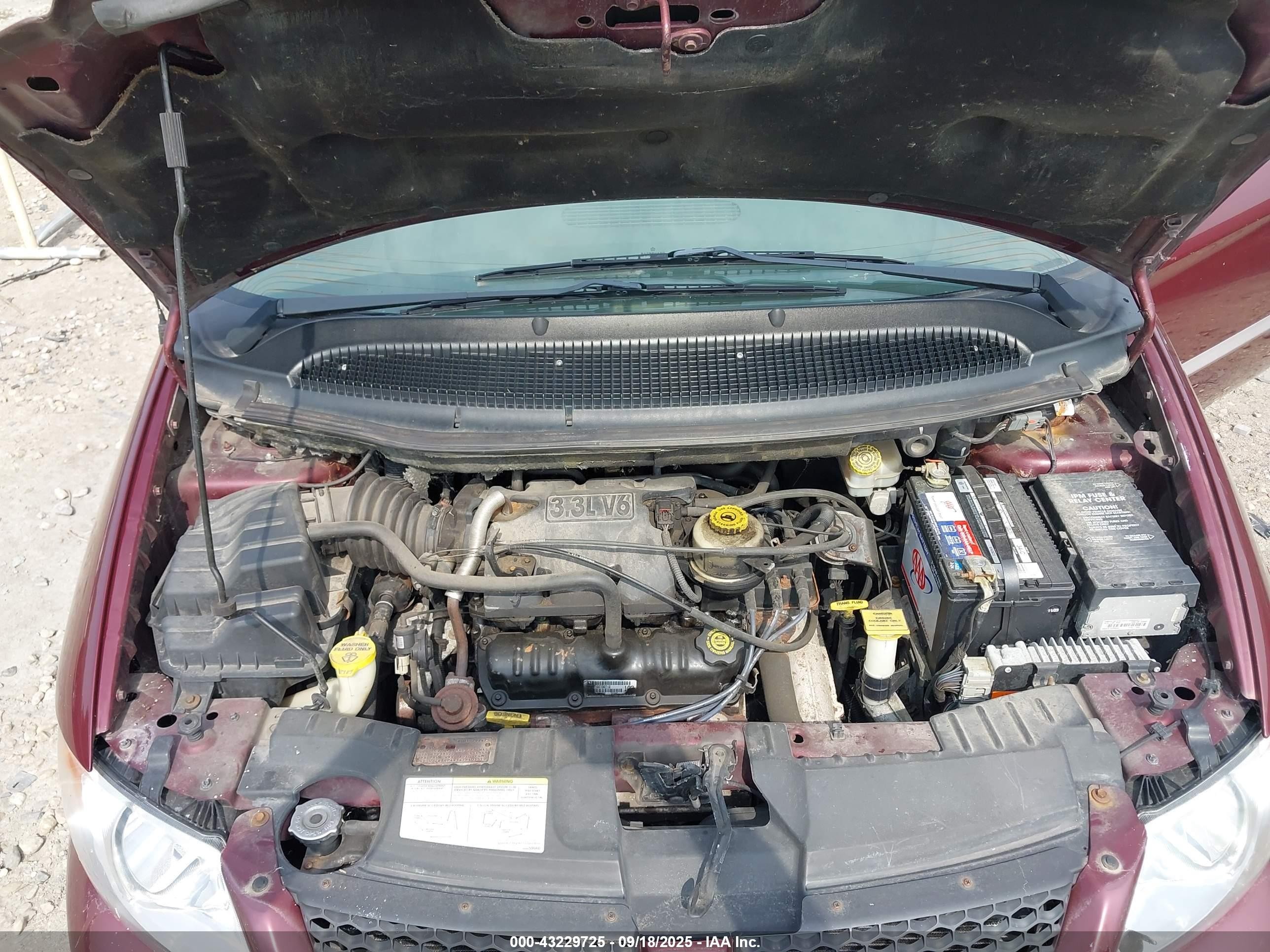 2001 Dodge Grand Caravan Sport Фиолетовый vin: 2B8GP44341R403519