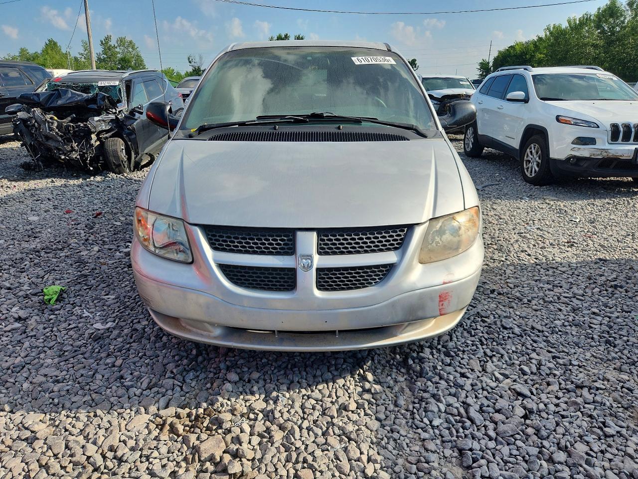 2001 Dodge Grand Caravan Sport Silver vin: 2B8GP44391R204711