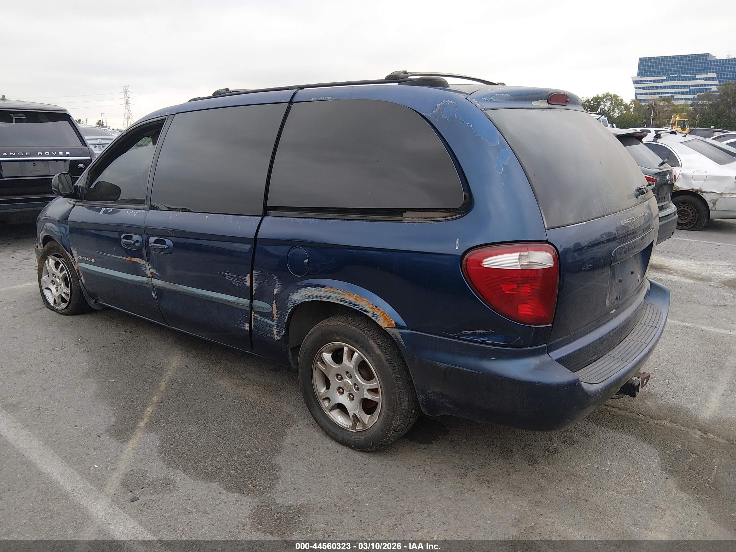 2001 Dodge Grand Caravan Sport Blue vin: 2B8GP44G41R142928