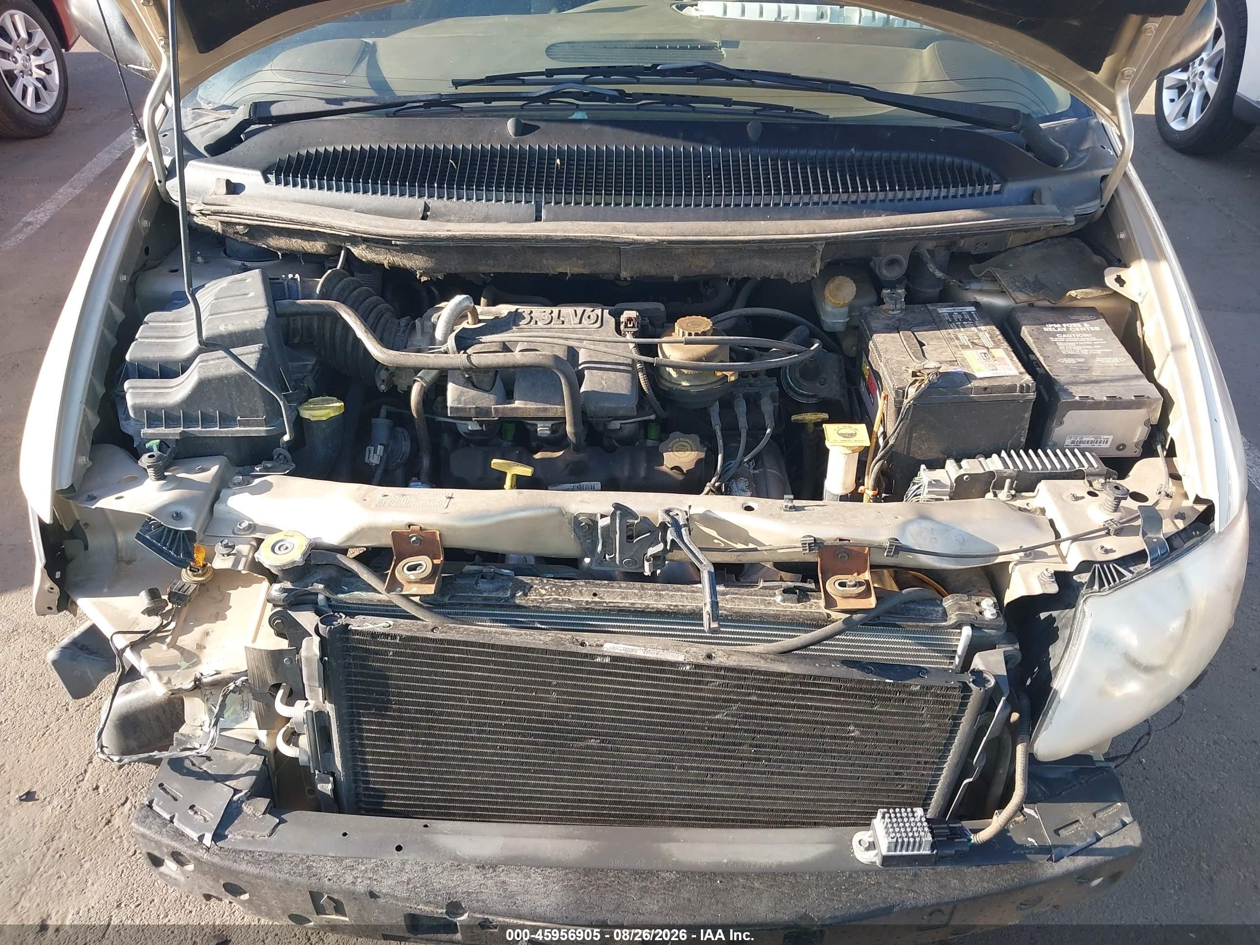 2001 Dodge Grand Caravan Sport Золотой vin: 2B8GP44G51R107136