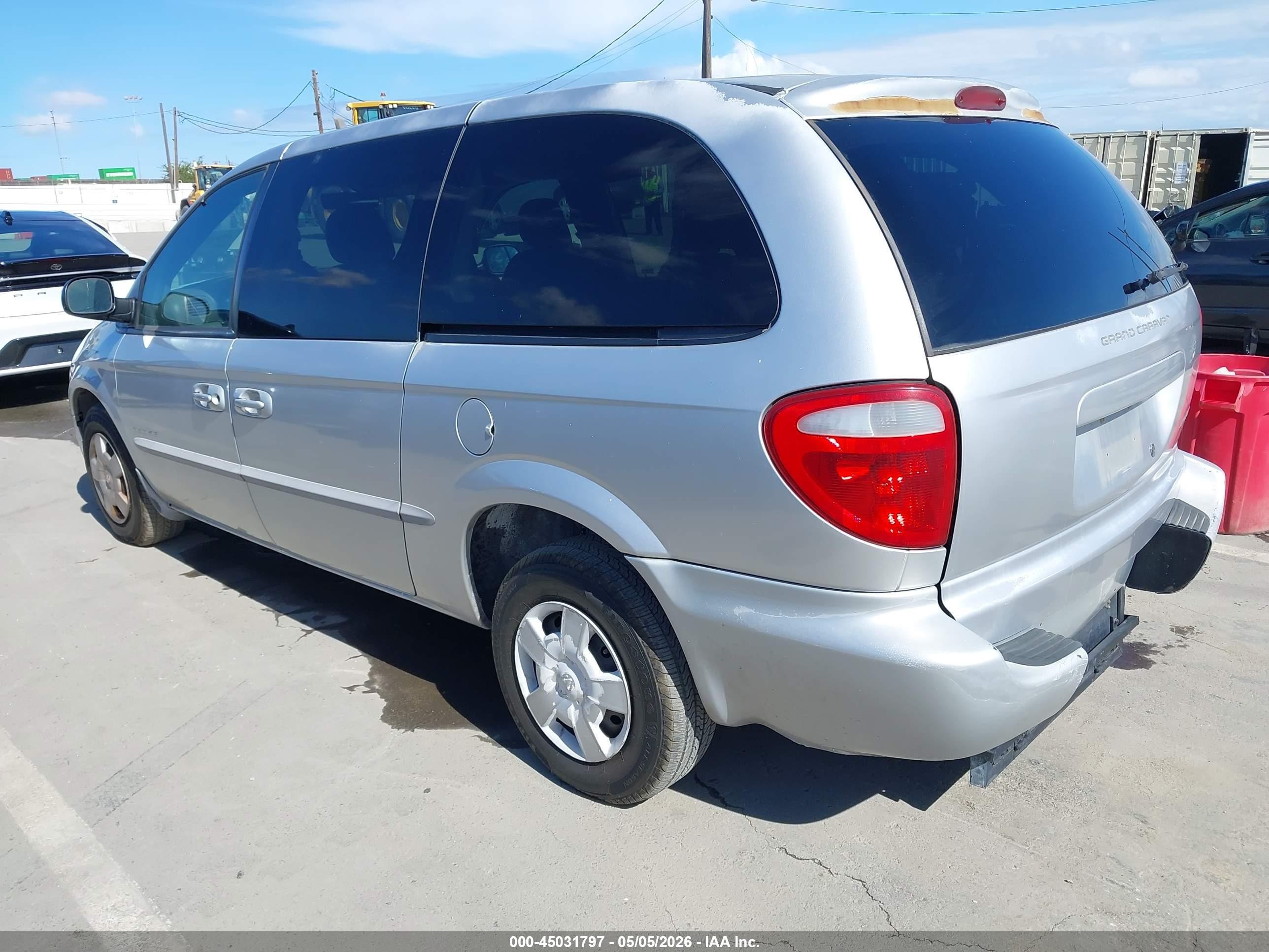 2001 Dodge Grand Caravan Sport Gray vin: 2B8GP44G81R115702