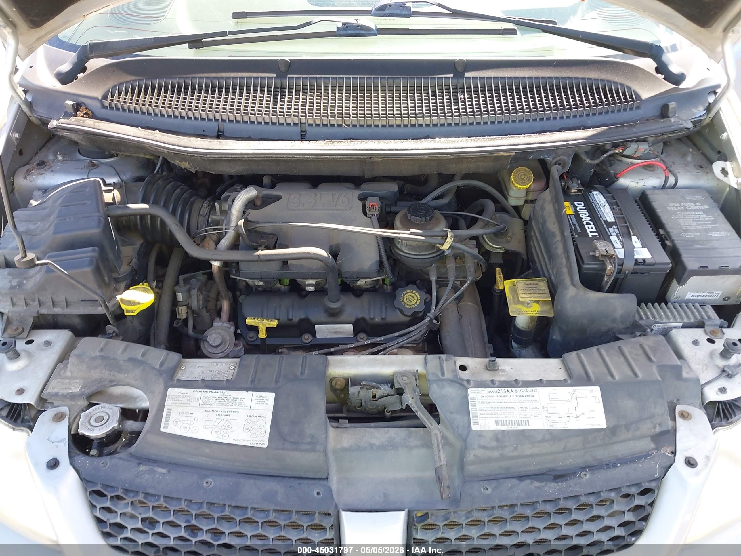2001 Dodge Grand Caravan Sport Gray vin: 2B8GP44G81R115702