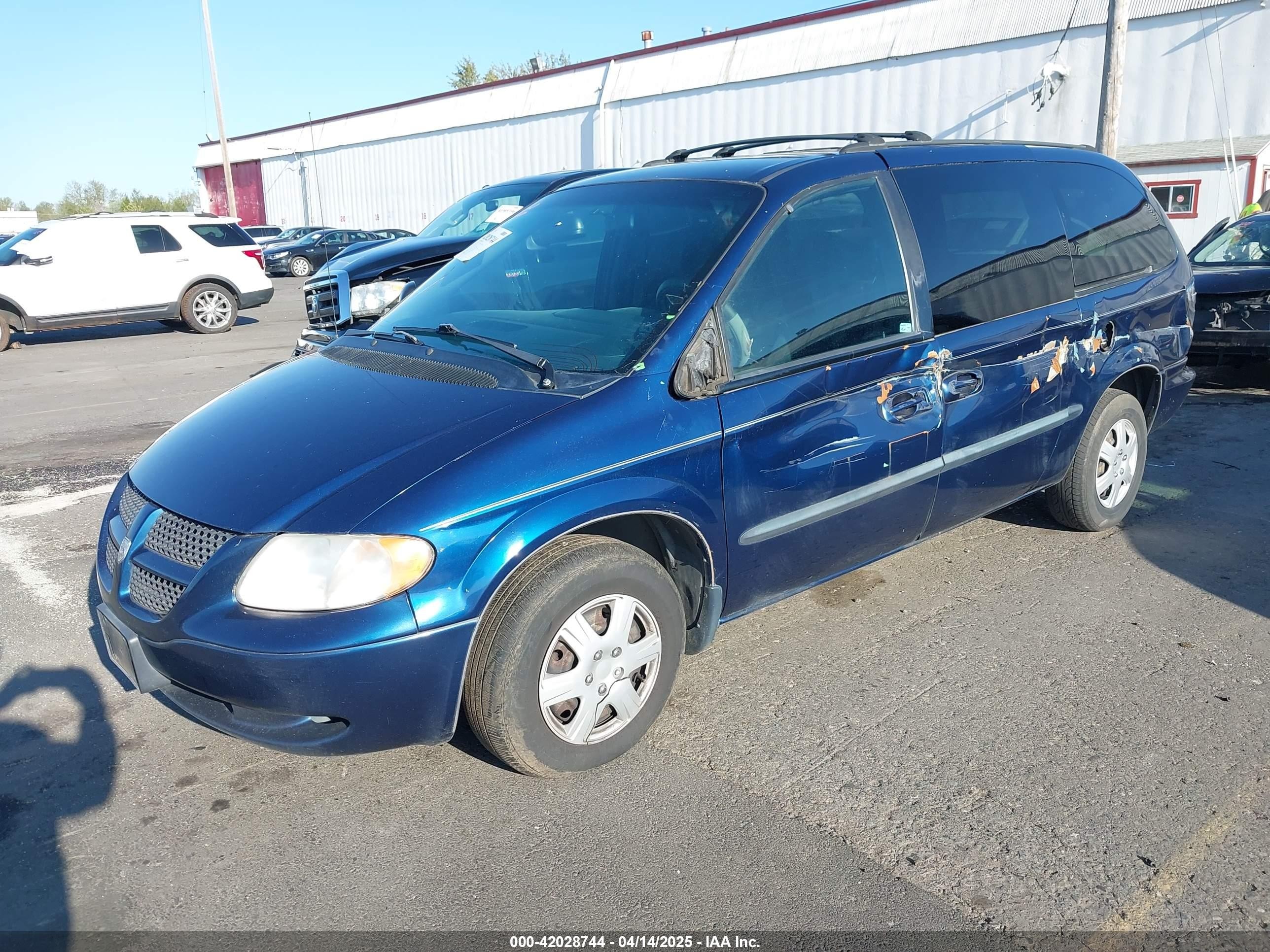 2001 Dodge Grand Caravan Sport Blue vin: 2B8GP44G81R118664