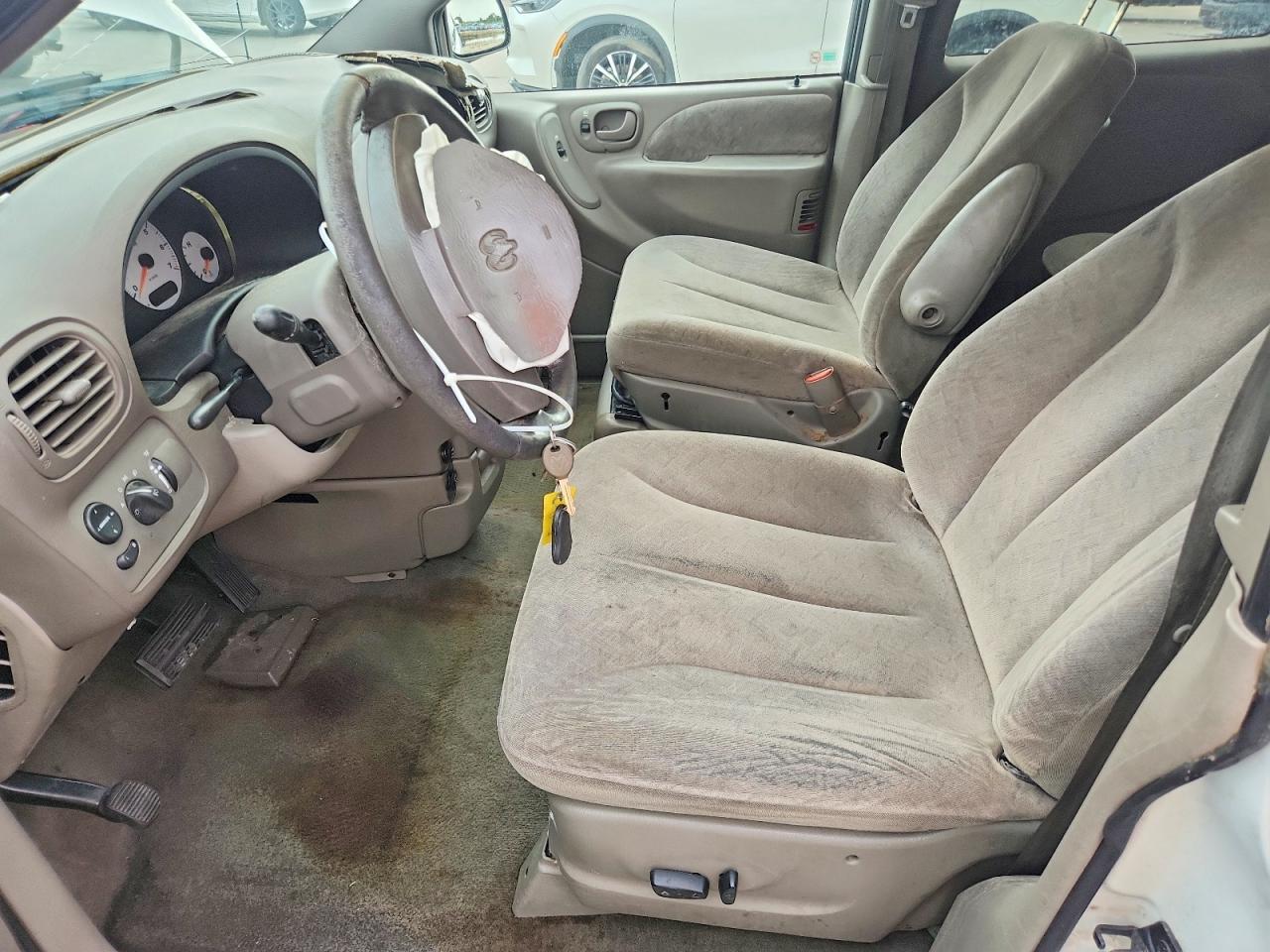2001 Dodge Grand Caravan Es Белый vin: 2B8GP54L81R411760