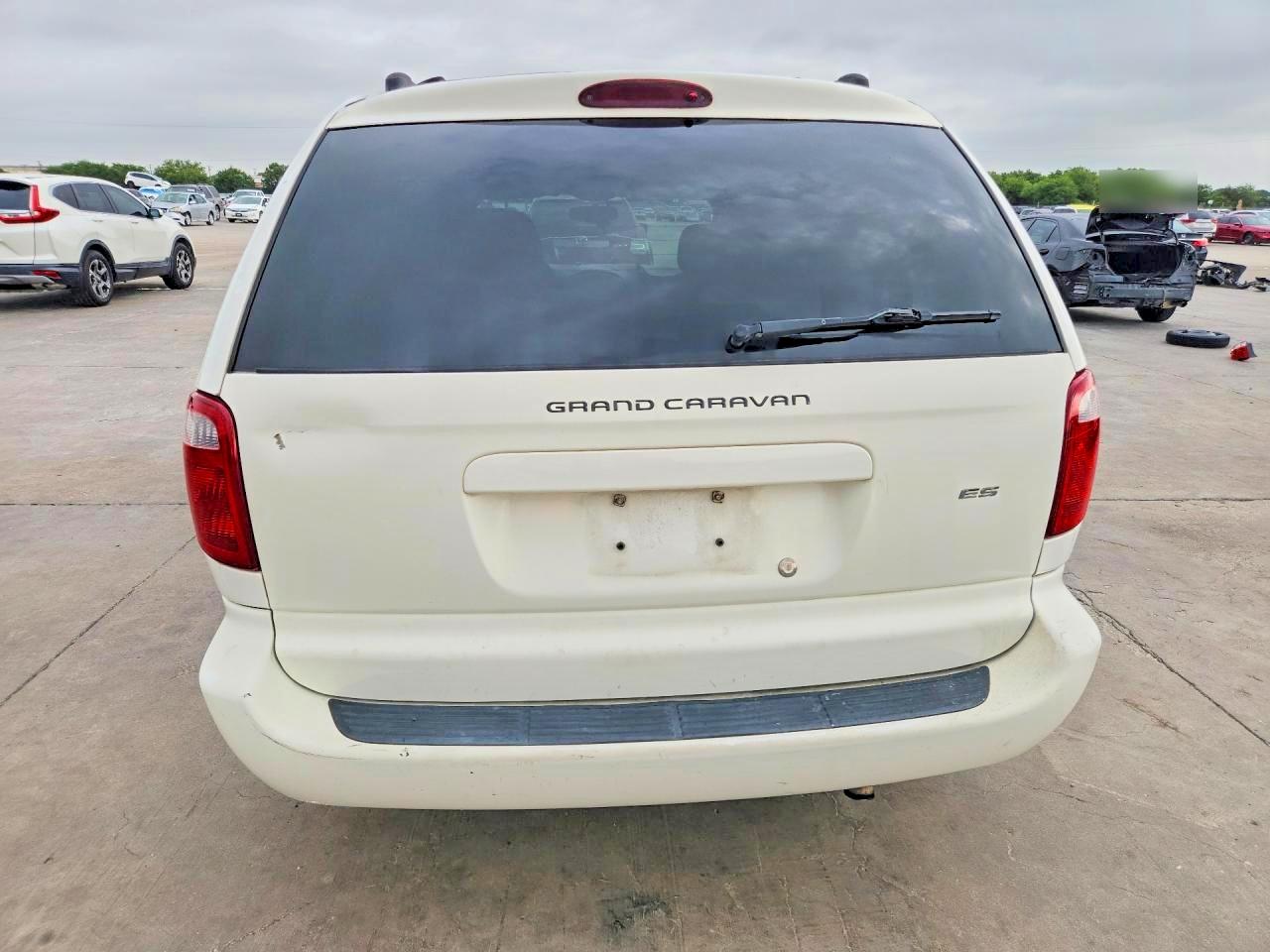 2001 Dodge Grand Caravan Es Белый vin: 2B8GP54L81R411760