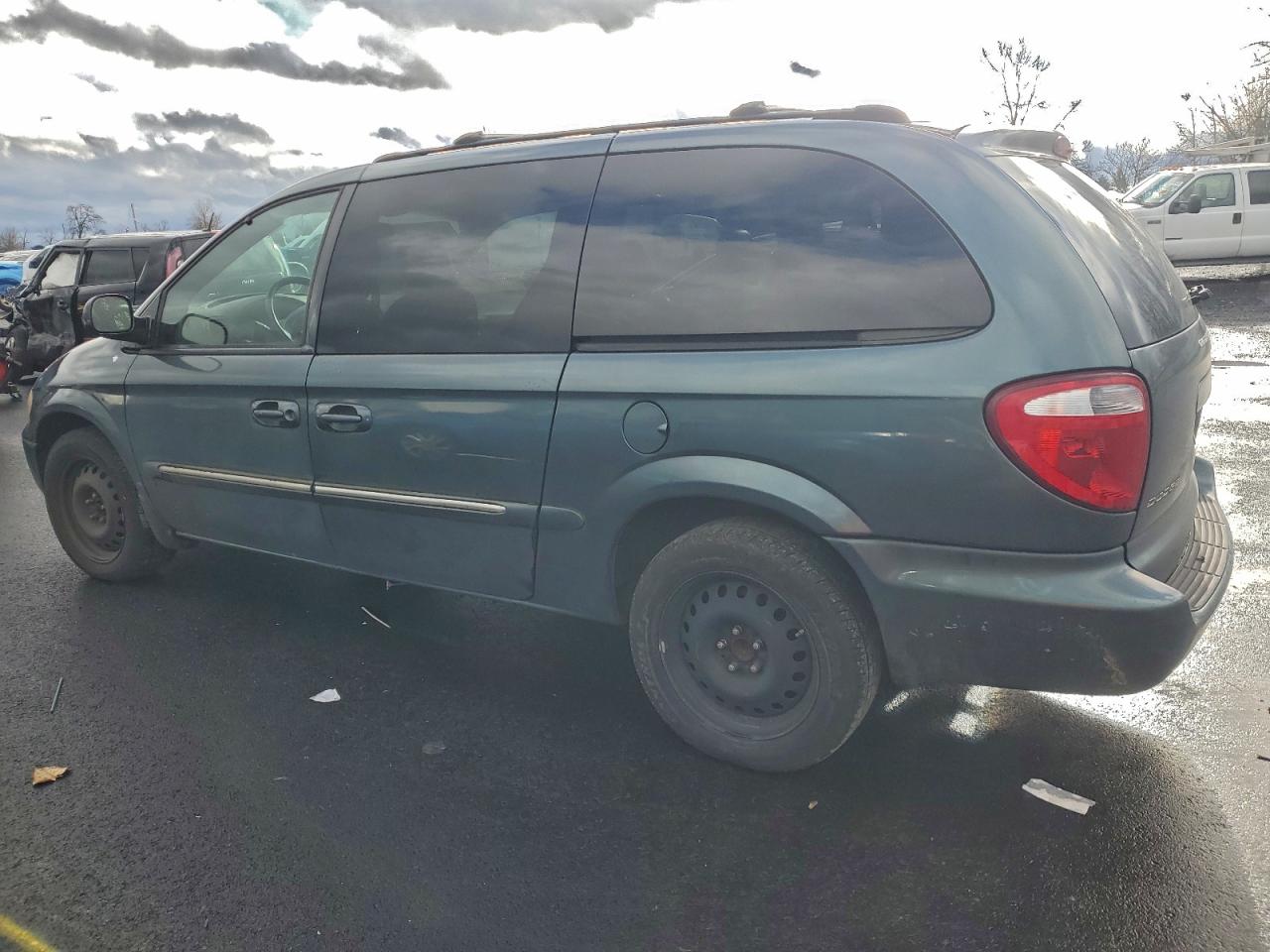 2002 Dodge Grand Caravan Es Gray vin: 2B8GP54L82R794178