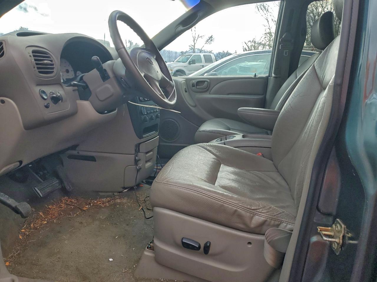 2002 Dodge Grand Caravan Es Gray vin: 2B8GP54L82R794178