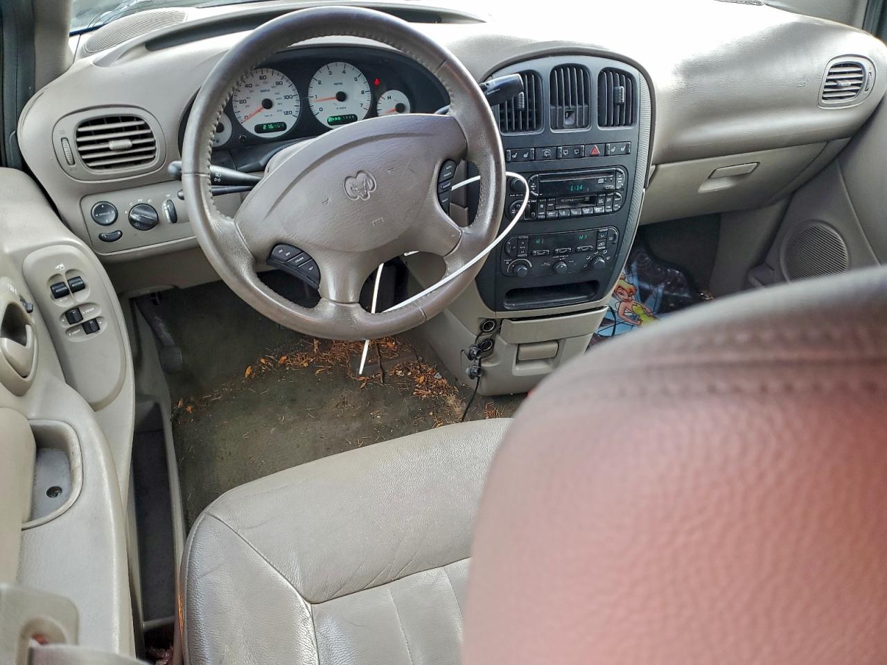 2002 Dodge Grand Caravan Es Gray vin: 2B8GP54L82R794178