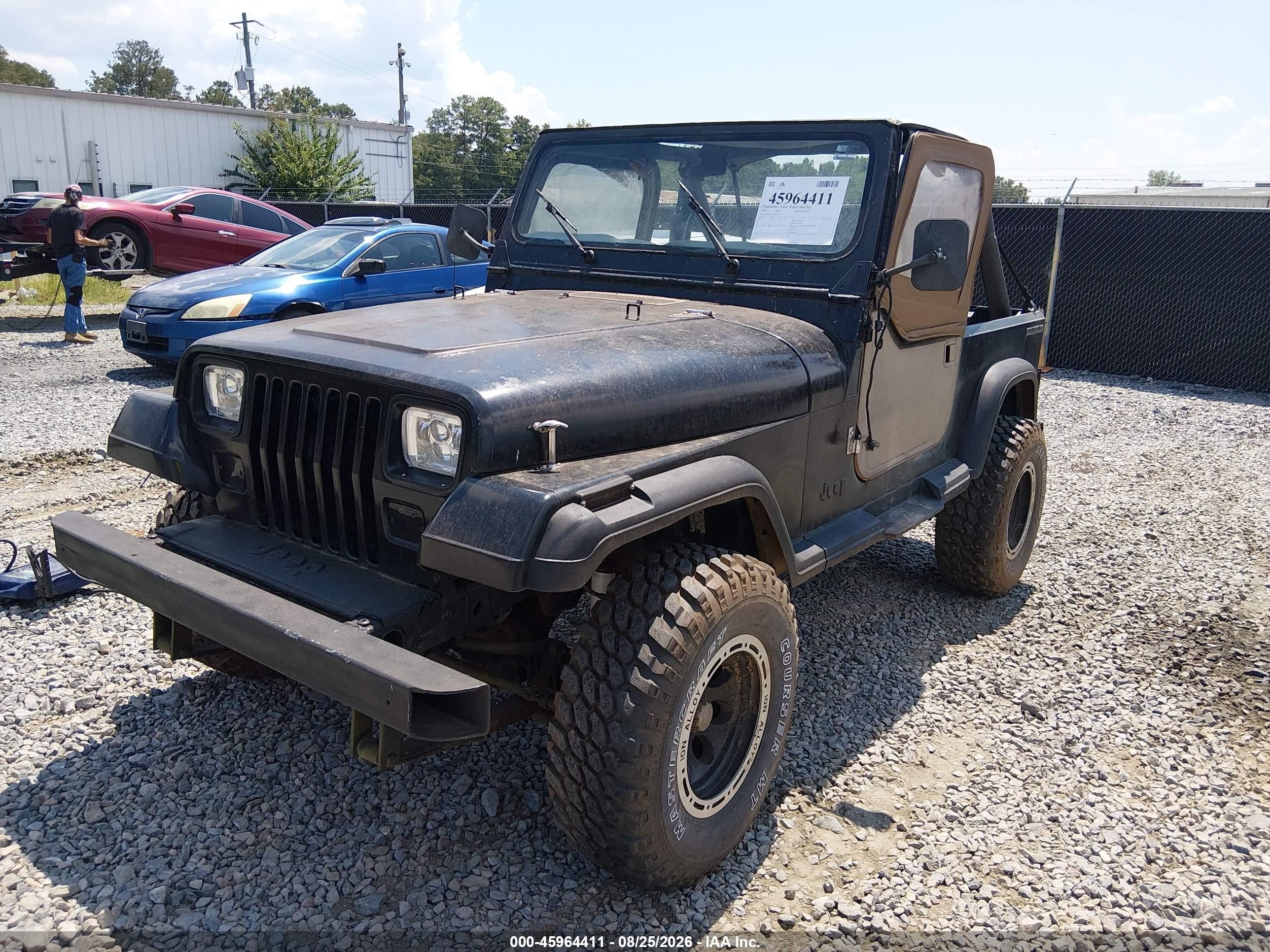 1987 Jeep Wrangler   Black vin: 2BCCL81J0HB507924