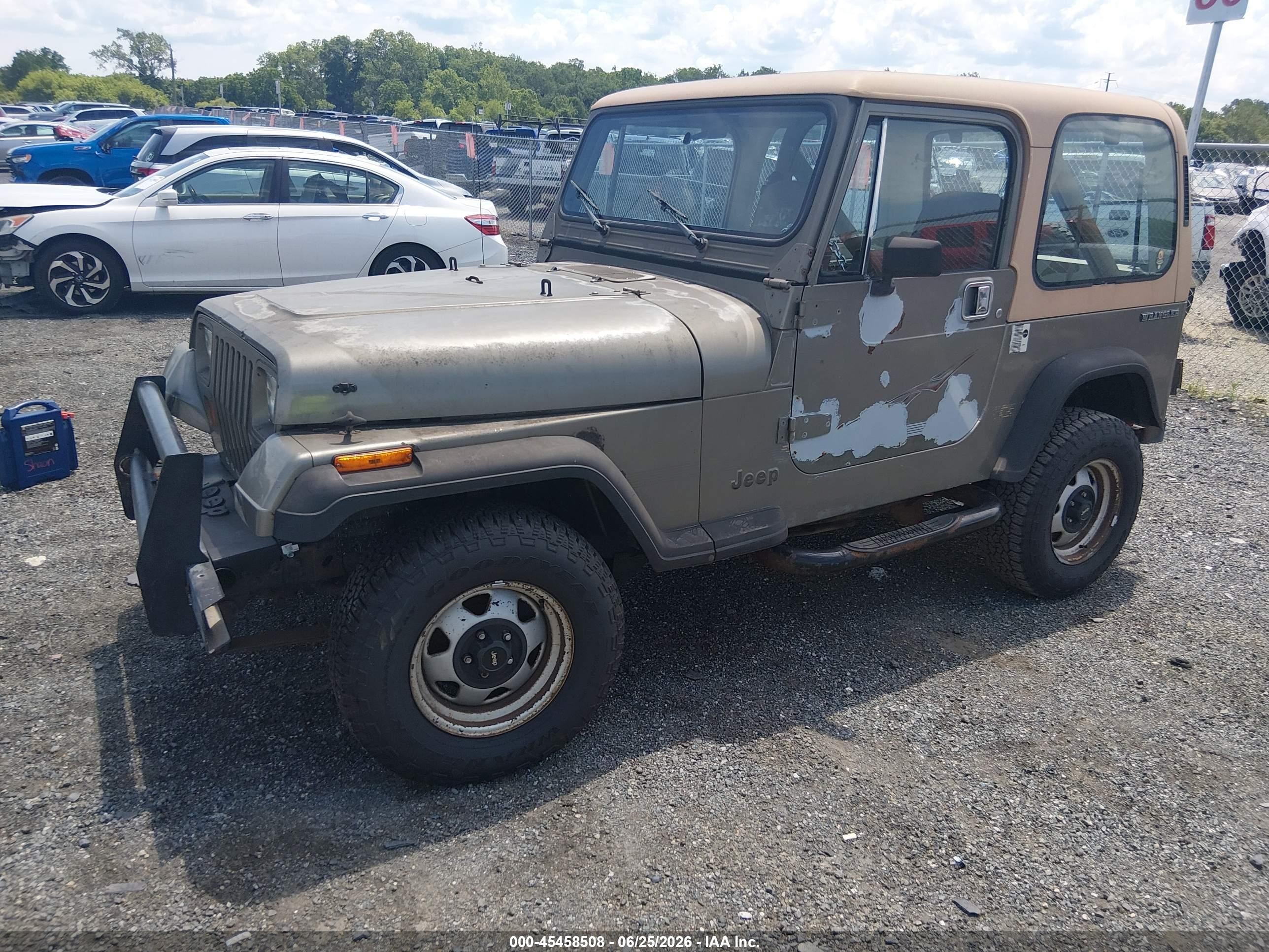 1988 Jeep Wrangler   Brown vin: 2BCCV8113JB532770