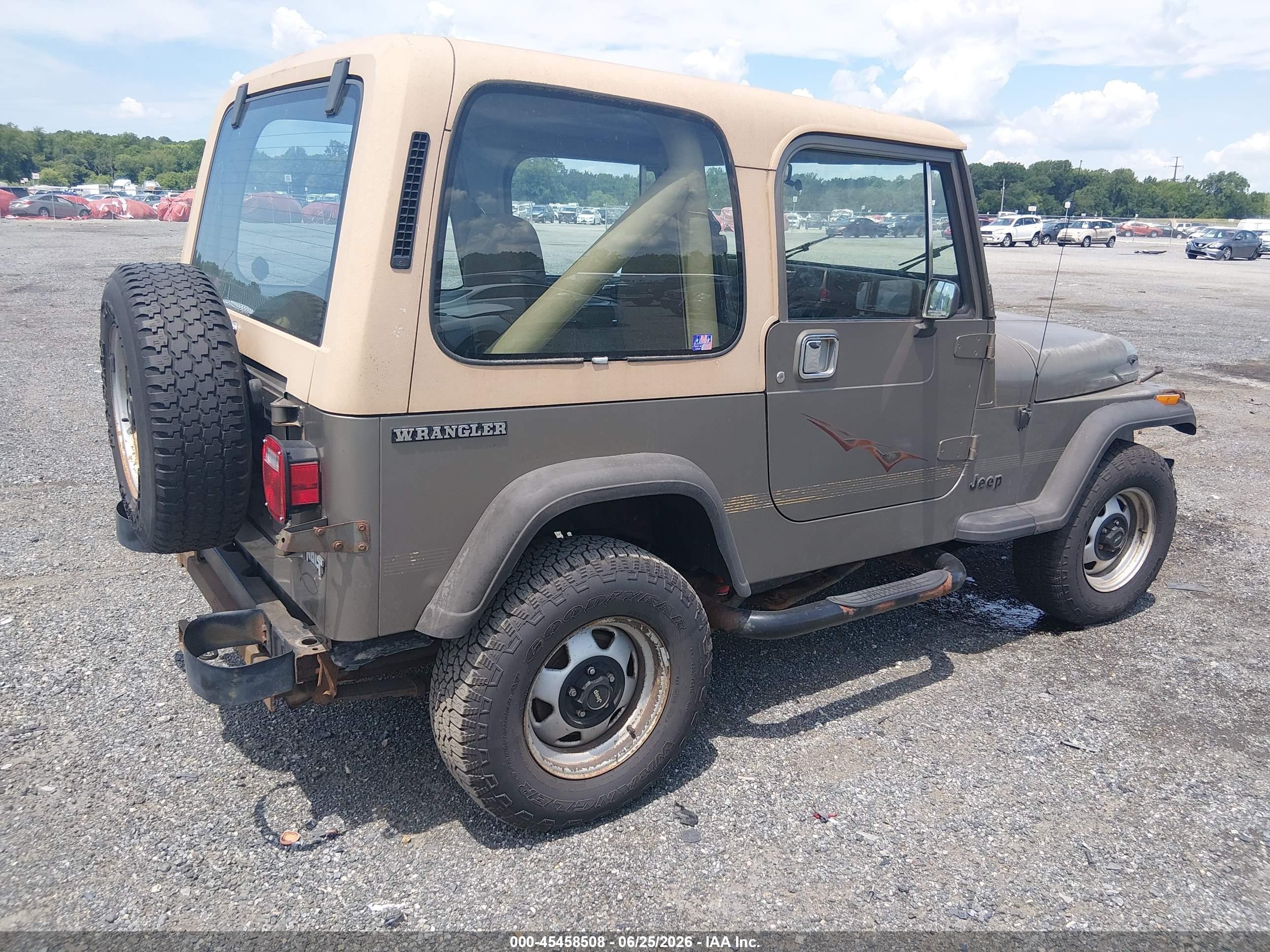 1988 Jeep Wrangler   Brown vin: 2BCCV8113JB532770
