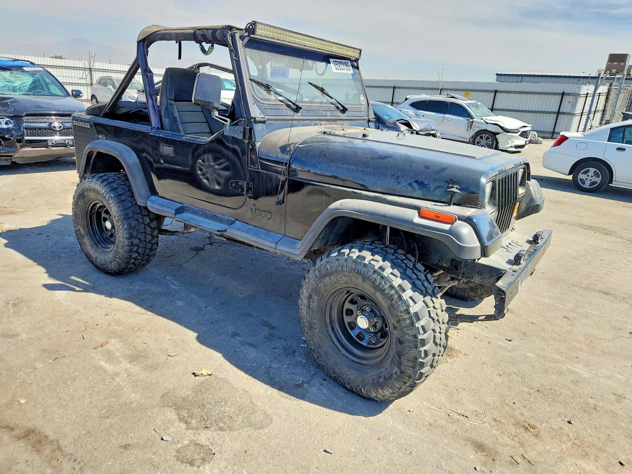 1989 Jeep Wrangler Black vin: 2BCCV8116JB524260