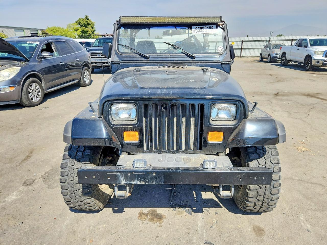 1989 Jeep Wrangler Black vin: 2BCCV8116JB524260