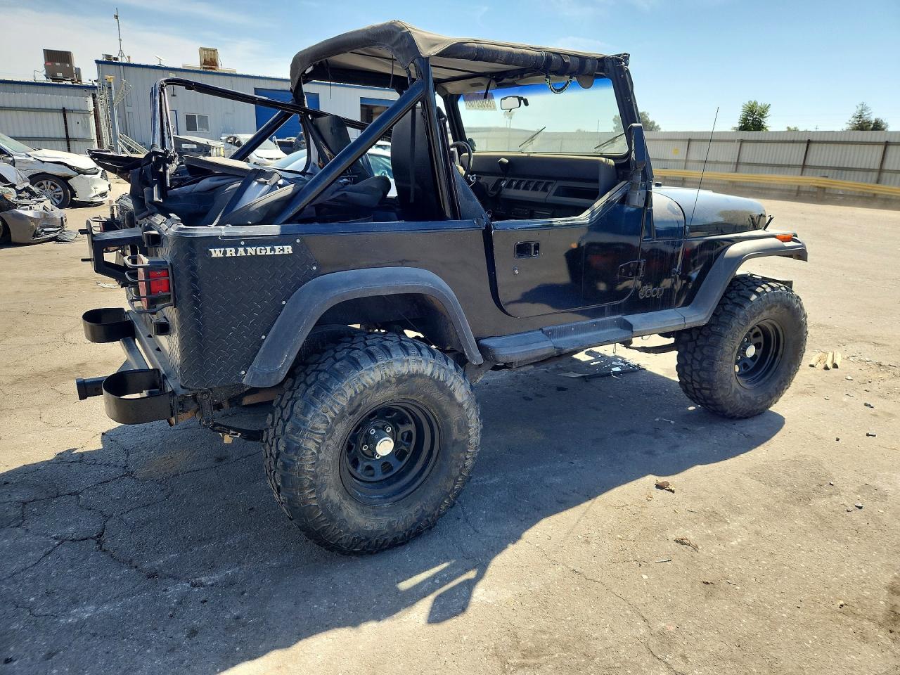 1989 Jeep Wrangler Black vin: 2BCCV8116JB524260