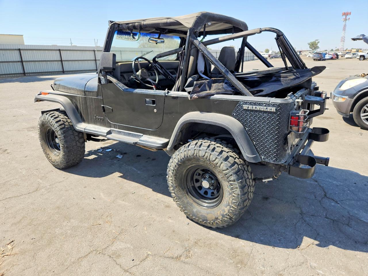 1989 Jeep Wrangler Black vin: 2BCCV8116JB524260