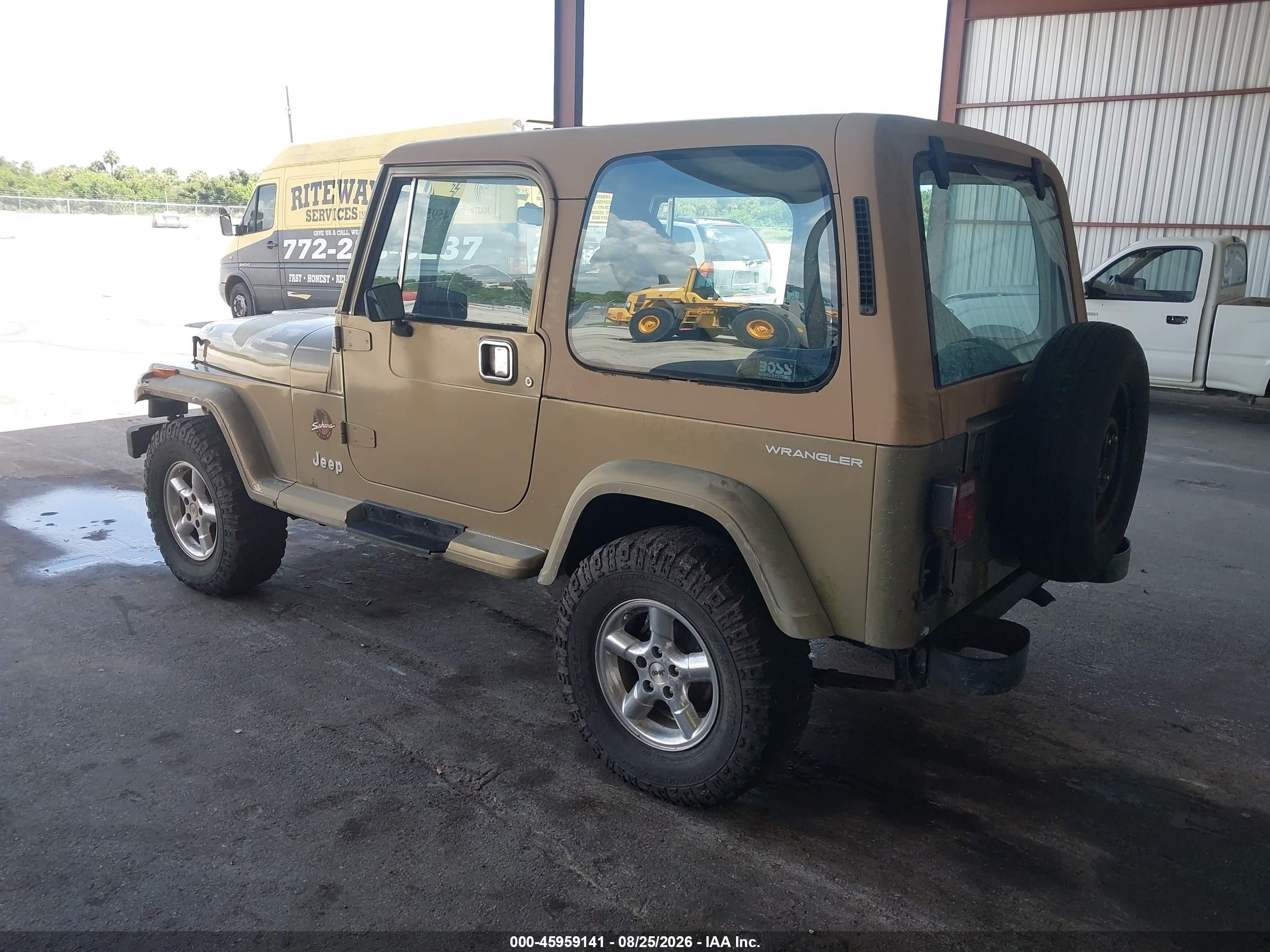 1988 Jeep Wrangler Sahara Green vin: 2BCCV8127JB537060