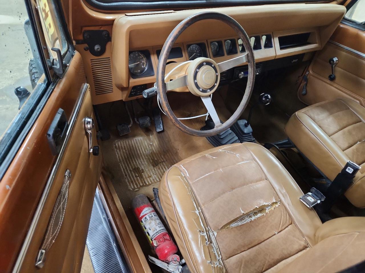 1987 Jeep Wrangler Sport Brown vin: 2BCCV8138HB524692