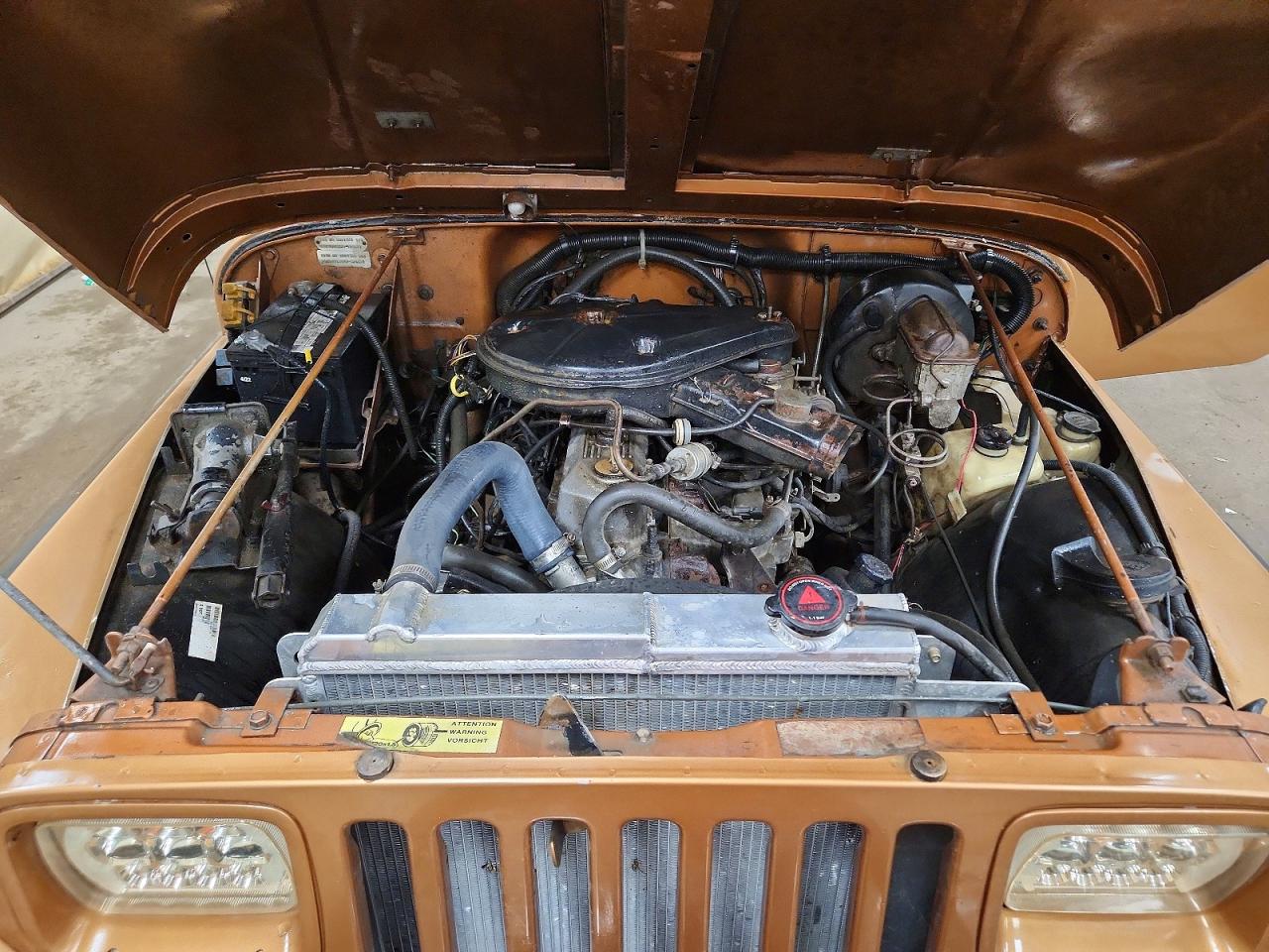 1987 Jeep Wrangler Sport Brown vin: 2BCCV8138HB524692