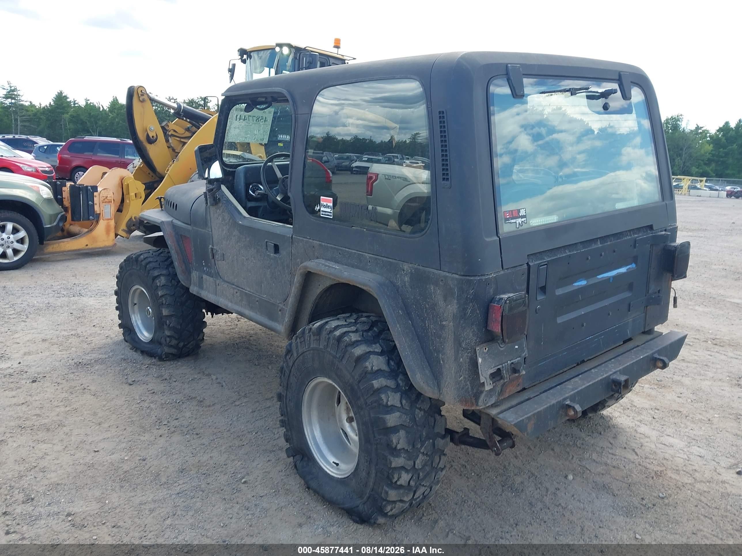 1988 Jeep Wrangler Sport Black vin: 2BCCV8139JB509012