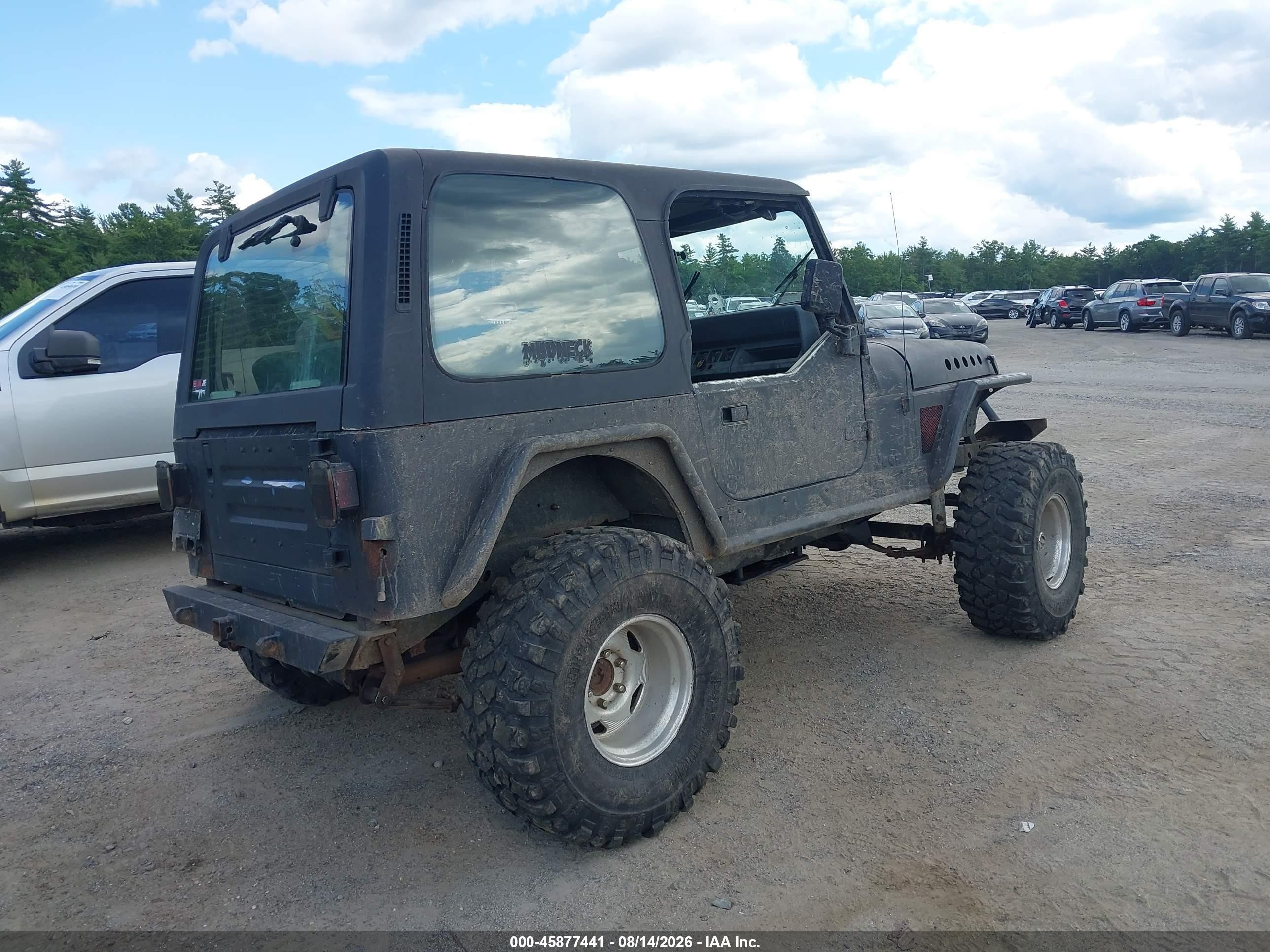 1988 Jeep Wrangler Sport Black vin: 2BCCV8139JB509012