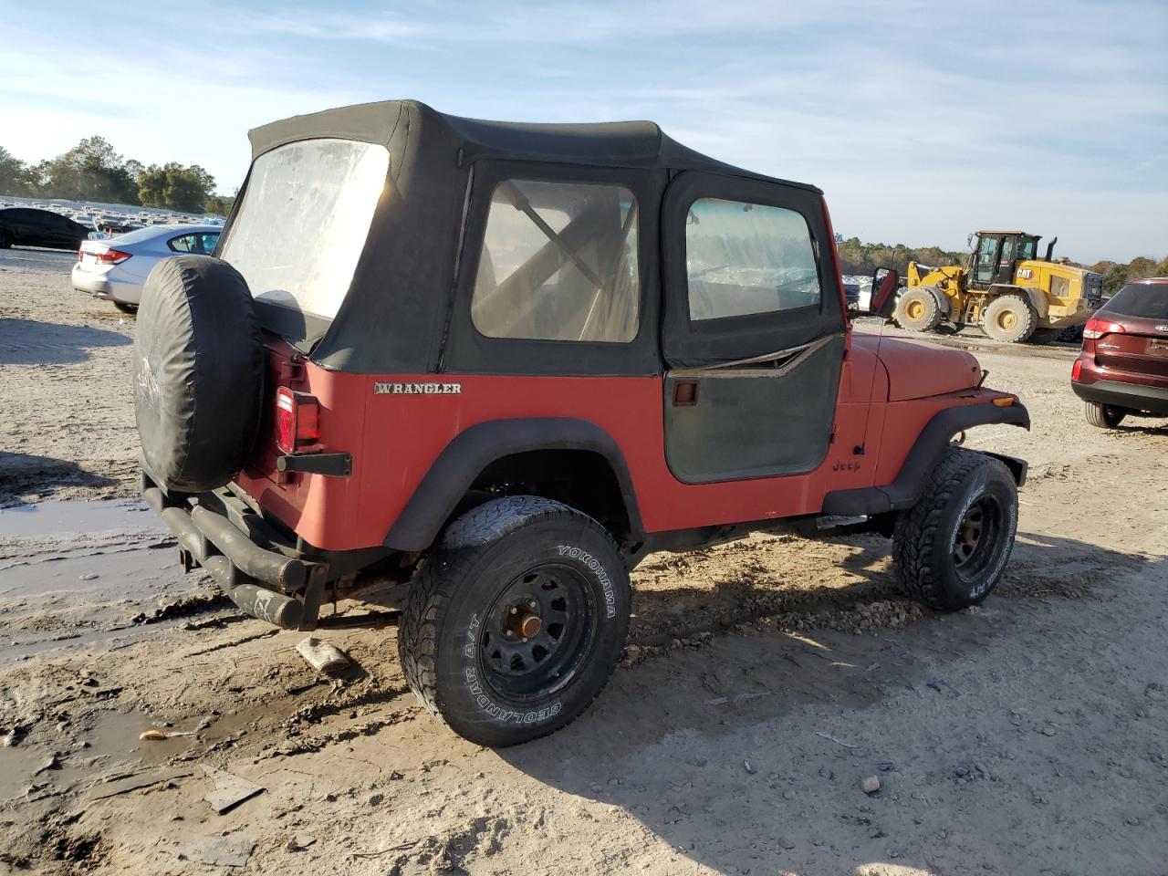 1988 Jeep Wrangler Red vin: 2BCCV81J4JB500085