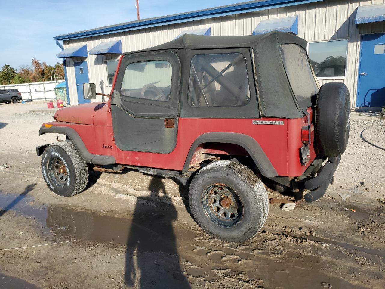 1988 Jeep Wrangler Red vin: 2BCCV81J4JB500085