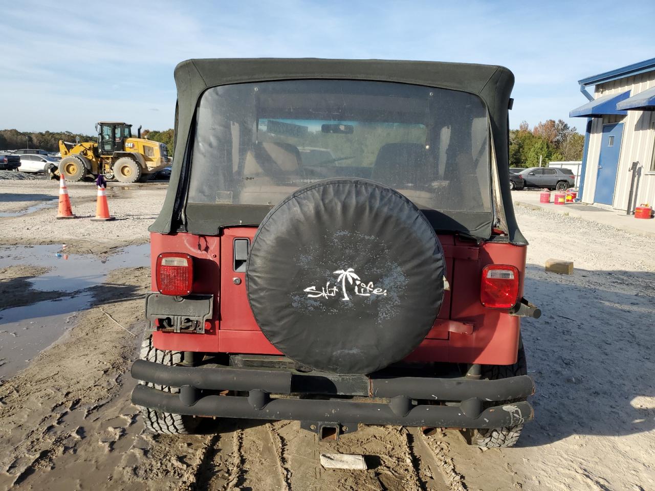 1988 Jeep Wrangler Red vin: 2BCCV81J4JB500085