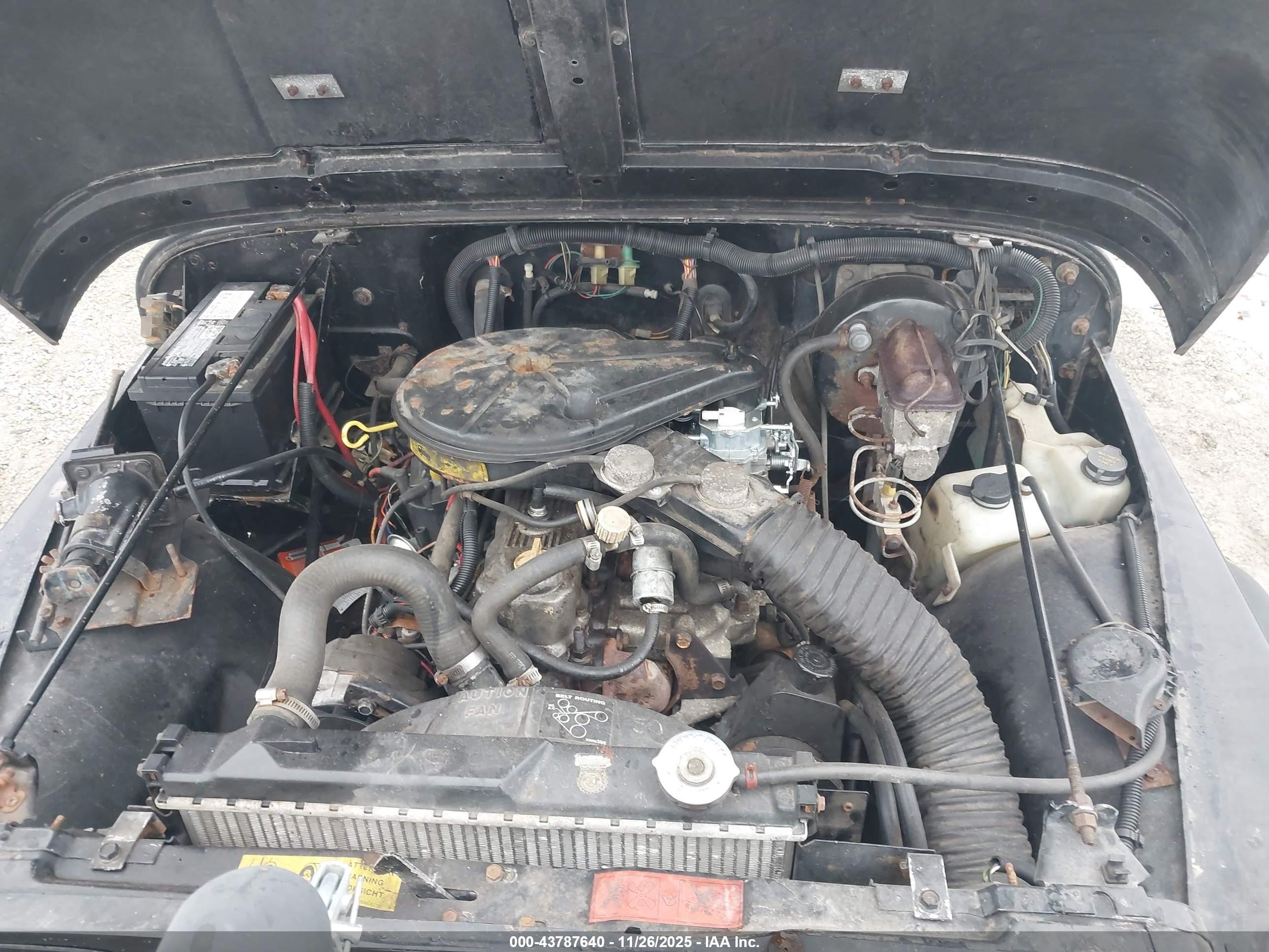 1988 Jeep Wrangler Sport Black vin: 2BCCV81K2JB521378
