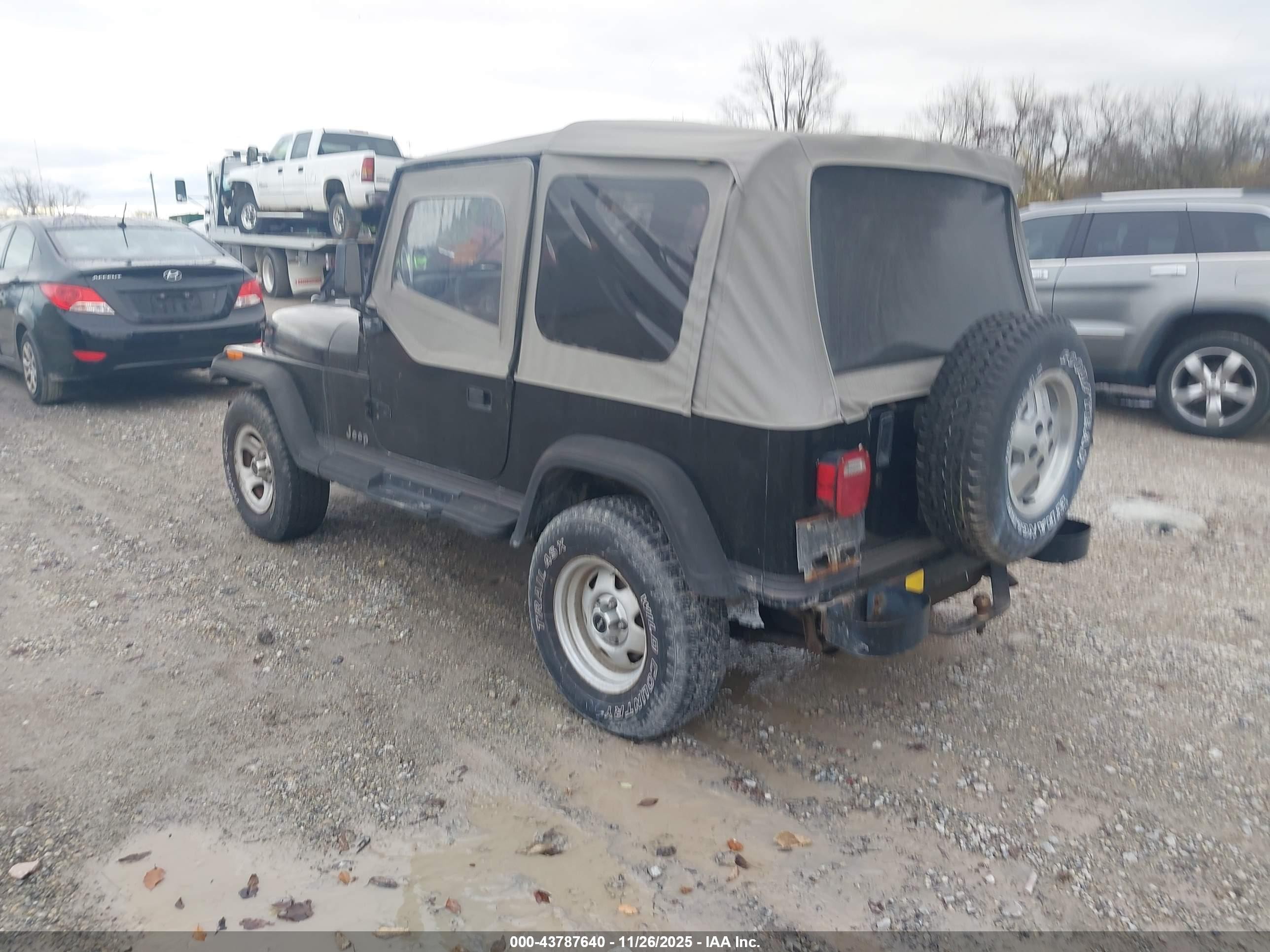 1988 Jeep Wrangler Sport Black vin: 2BCCV81K2JB521378