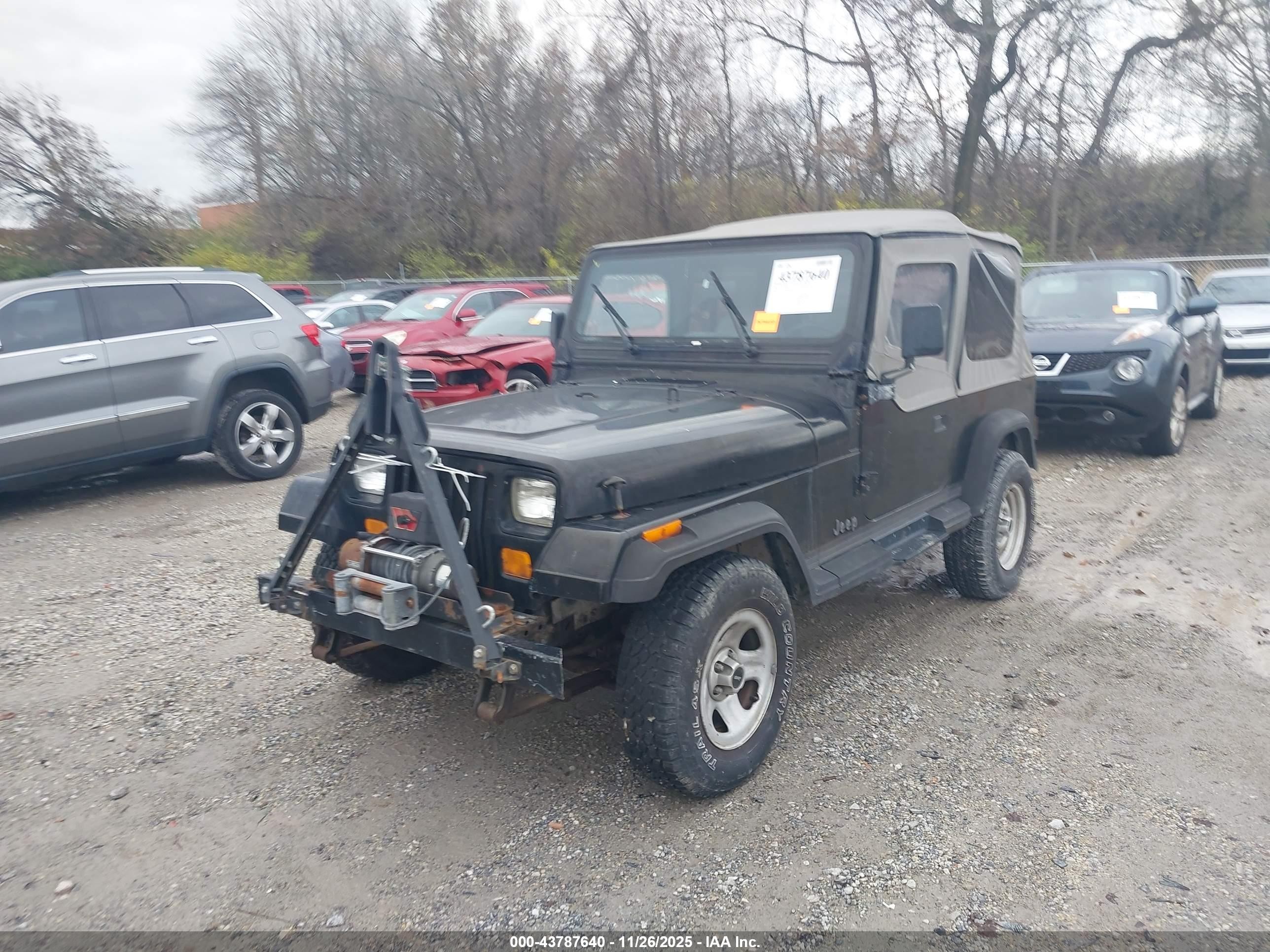 1988 Jeep Wrangler Sport Black vin: 2BCCV81K2JB521378