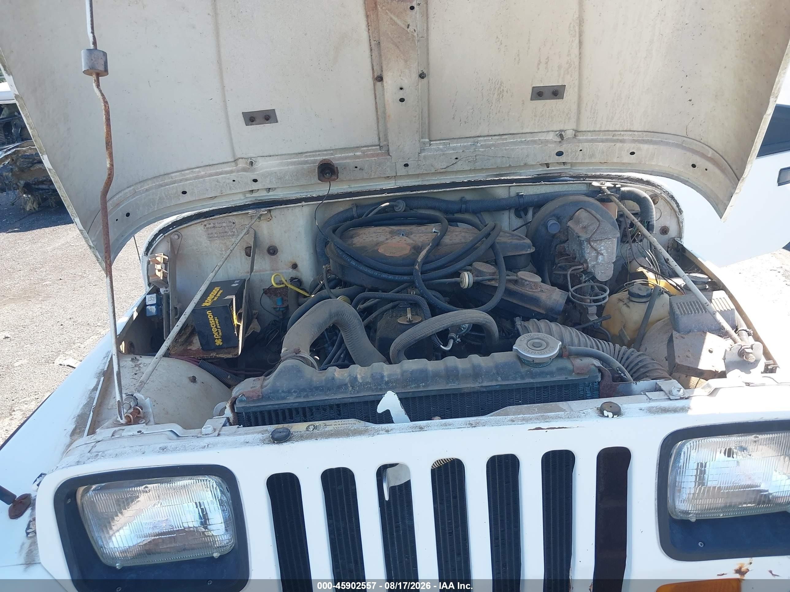 1988 Jeep Wrangler Sport White vin: 2BCCV81K3JB512219