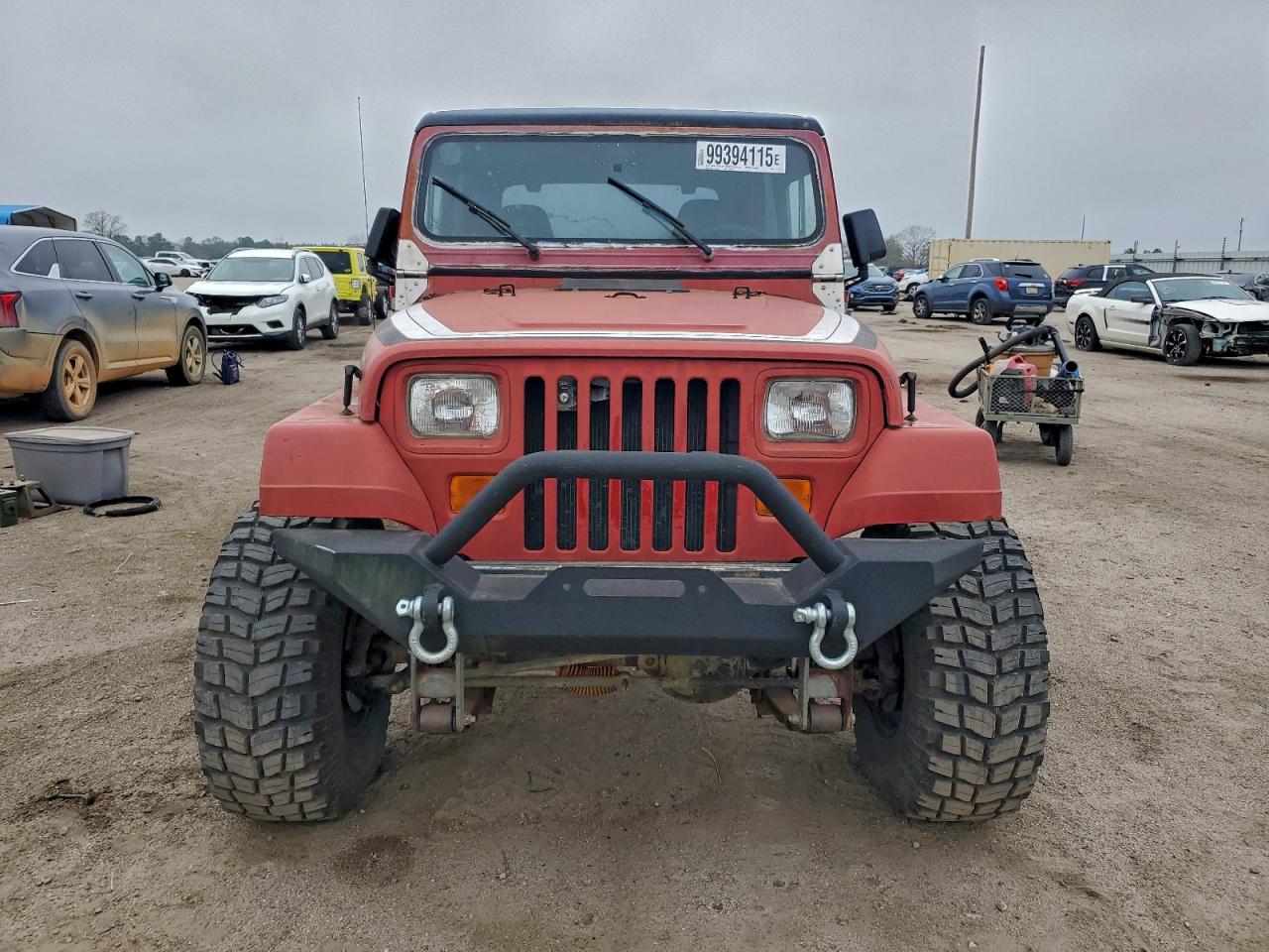 1988 Jeep Wrangler Sport Red vin: 2BCCV81K6JB525255