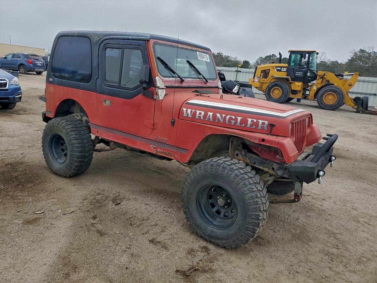 1988 Jeep Wrangler Sport Red vin: 2BCCV81K6JB525255