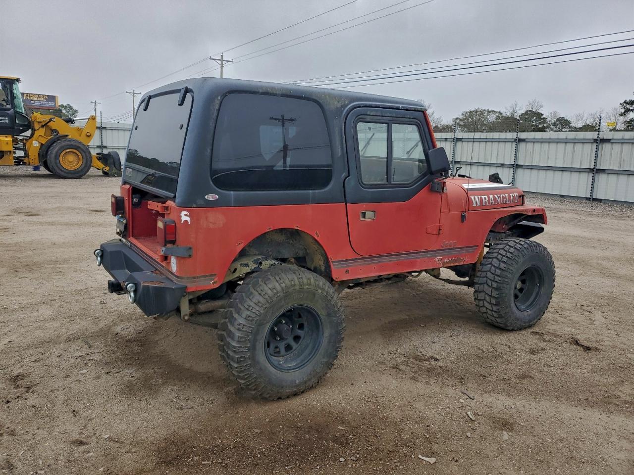 1988 Jeep Wrangler Sport Red vin: 2BCCV81K6JB525255