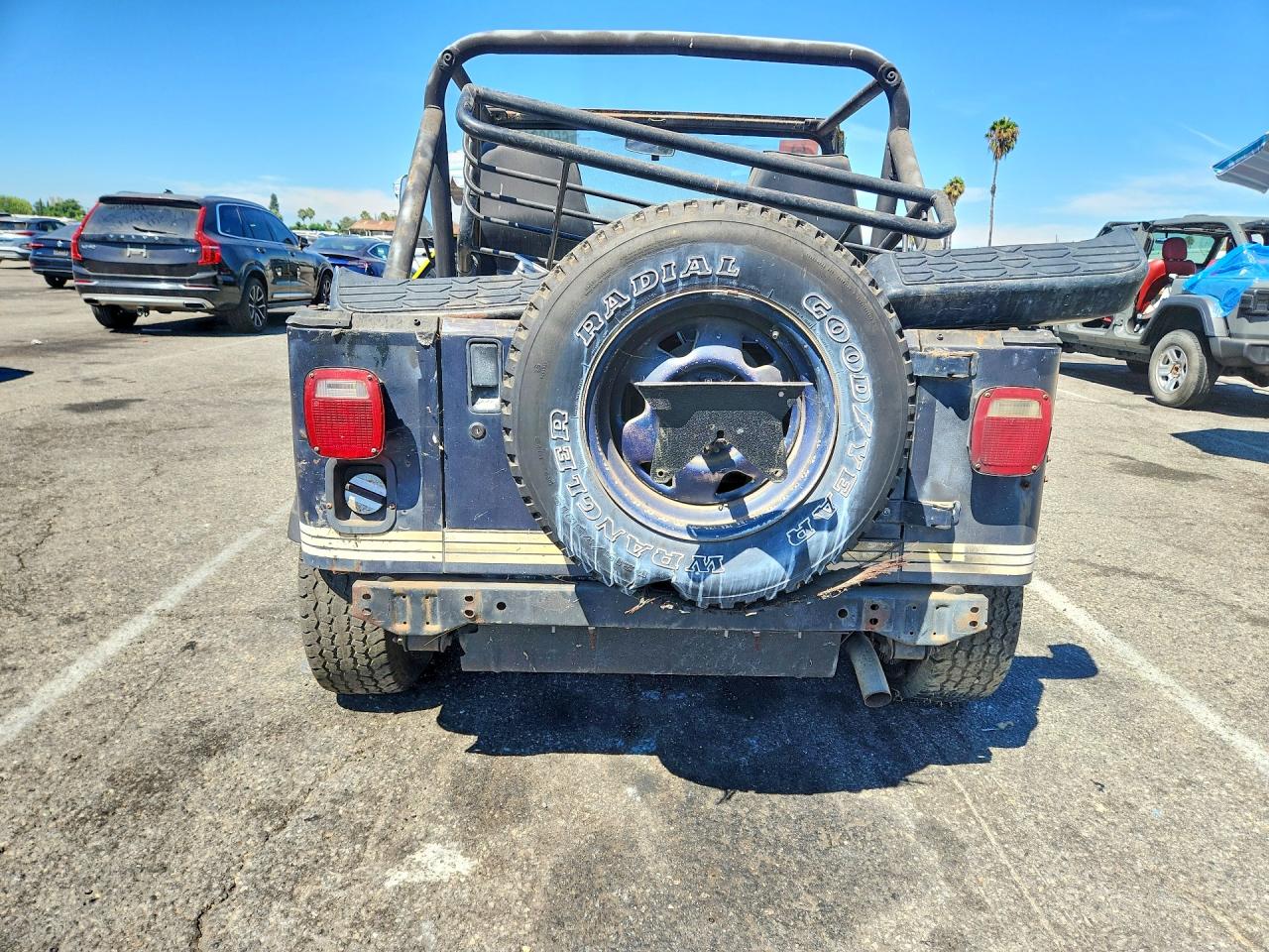 1987 Jeep Wrangler Sport Blue vin: 2BCCV81KXHB524829