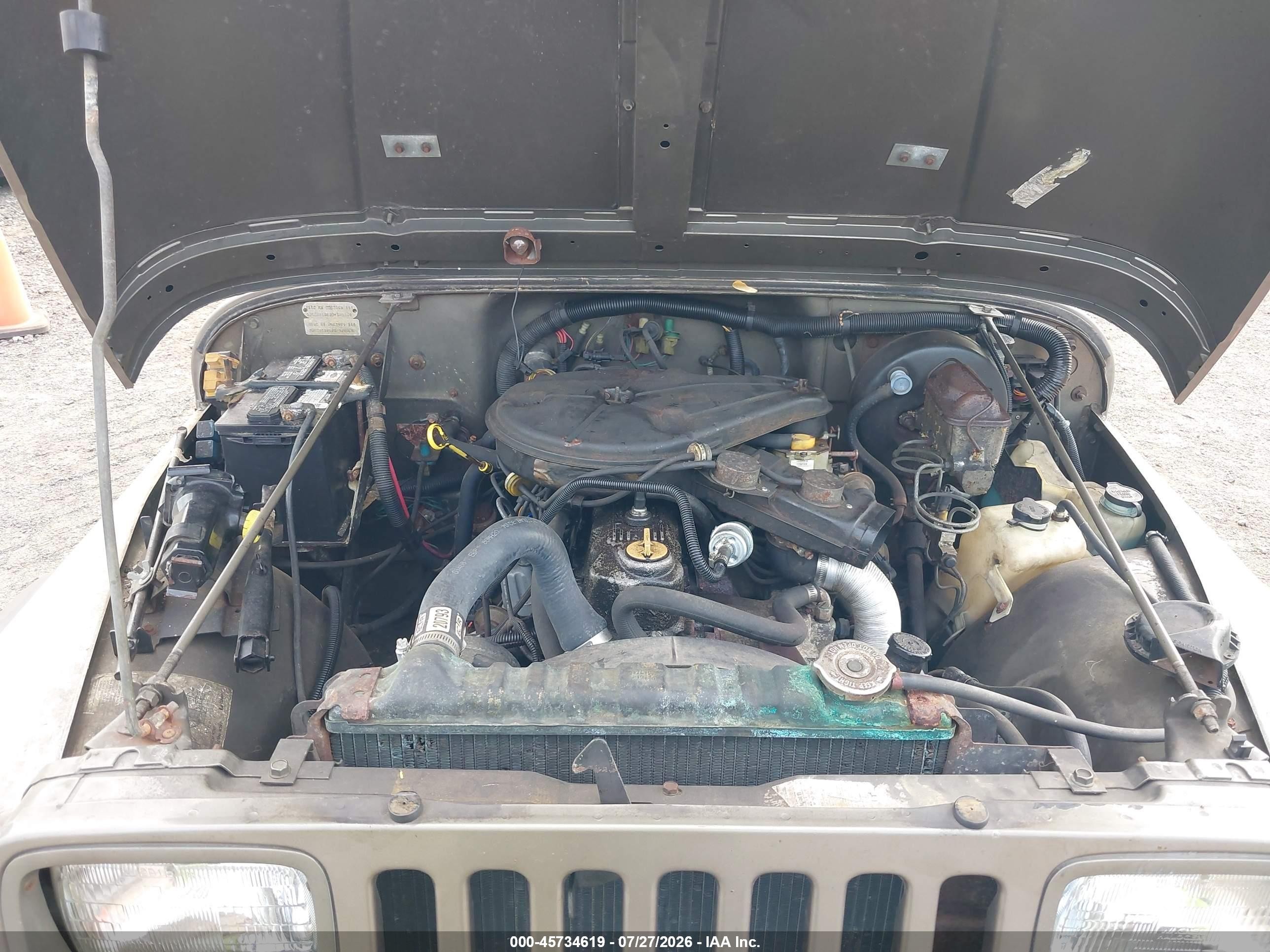 1988 Jeep Wrangler Sahara Бежевый vin: 2BCCV81M1JB528064