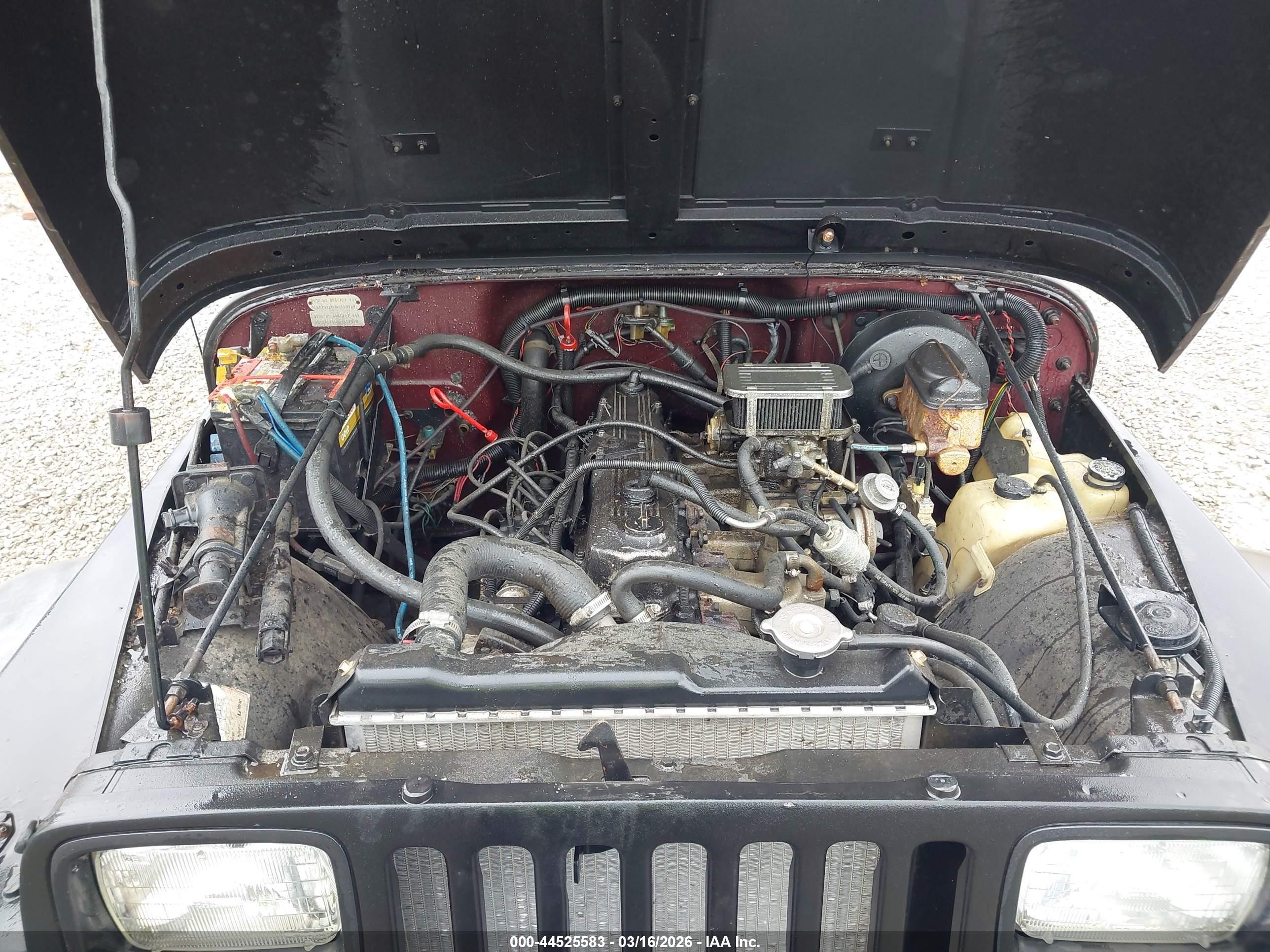 1988 Jeep Wrangler   Black vin: 2BCCZ8110JB532150