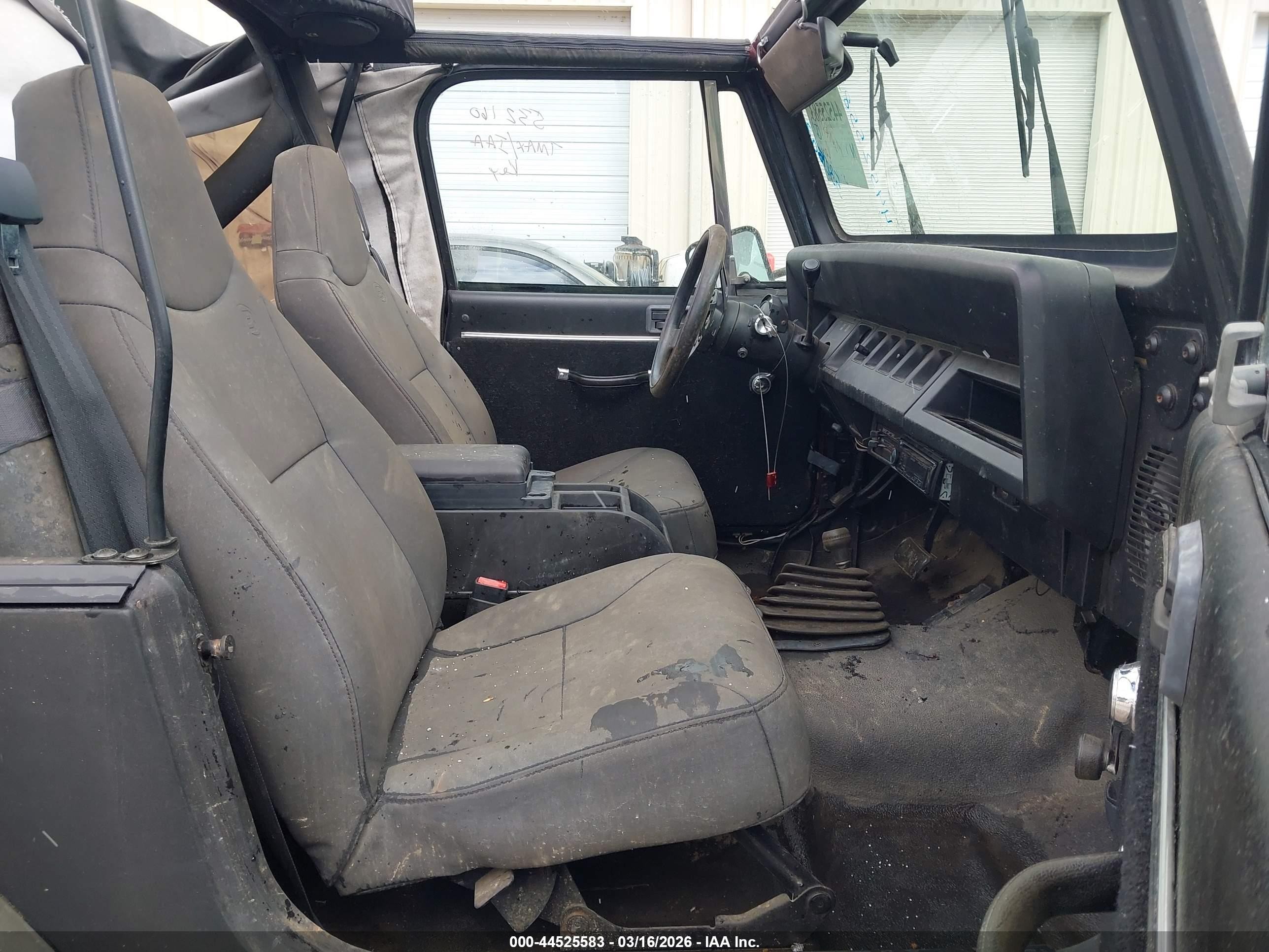 1988 Jeep Wrangler   Black vin: 2BCCZ8110JB532150
