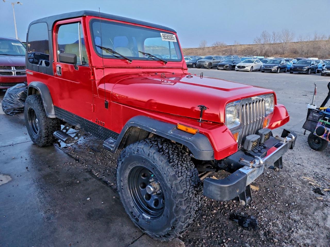 1988 Jeep Wrangler Laredo Red vin: 2BCCZ8146JB538013