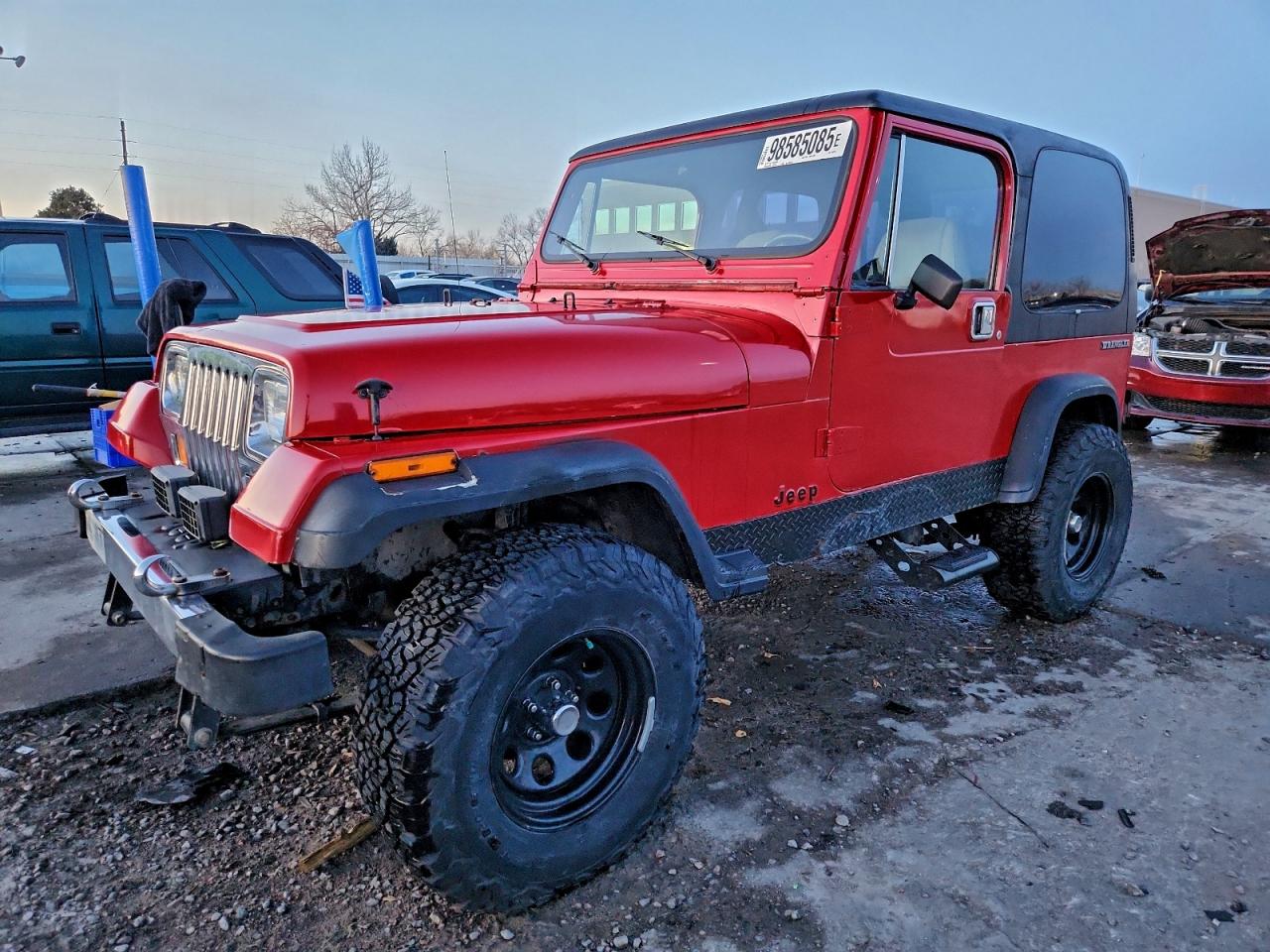 1988 Jeep Wrangler Laredo Red vin: 2BCCZ8146JB538013