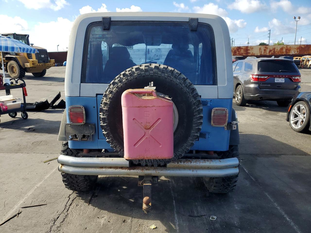1988 Jeep Wrangler Laredo Blue vin: 2BCCZ81L6JB503740