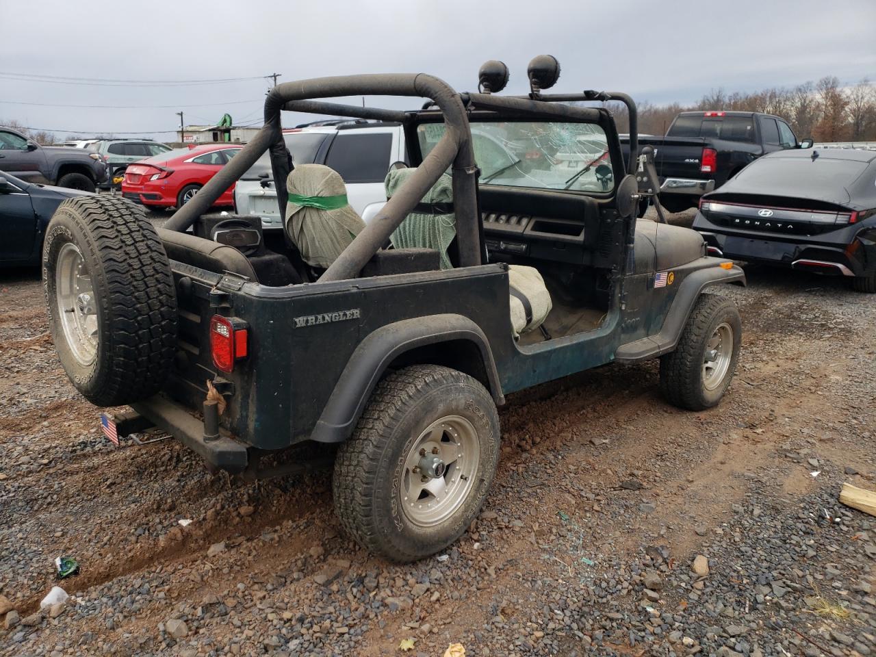 1988 Jeep Wrangler Black vin: 2BCHV81J5JB514793