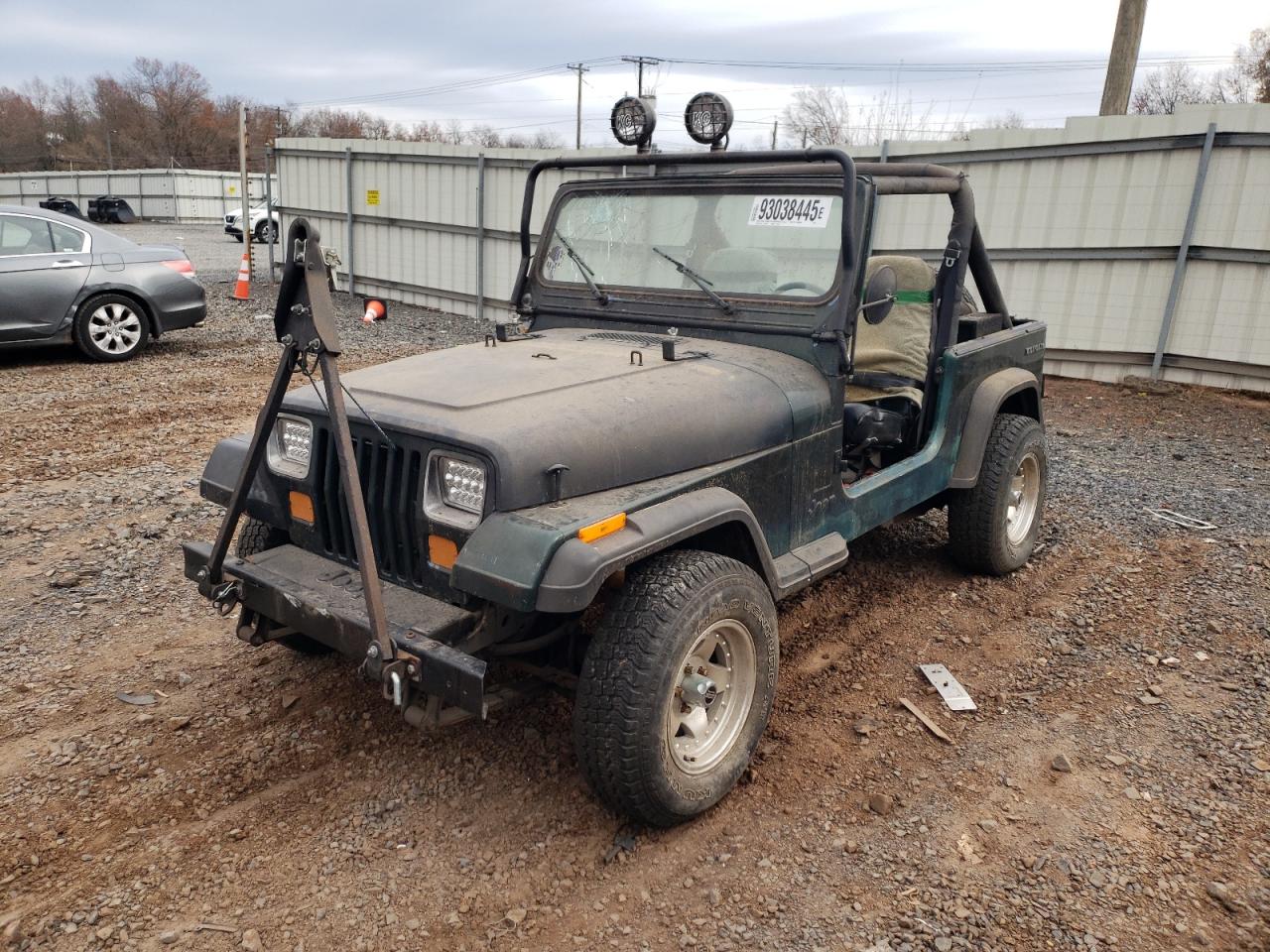 1988 Jeep Wrangler Black vin: 2BCHV81J5JB514793