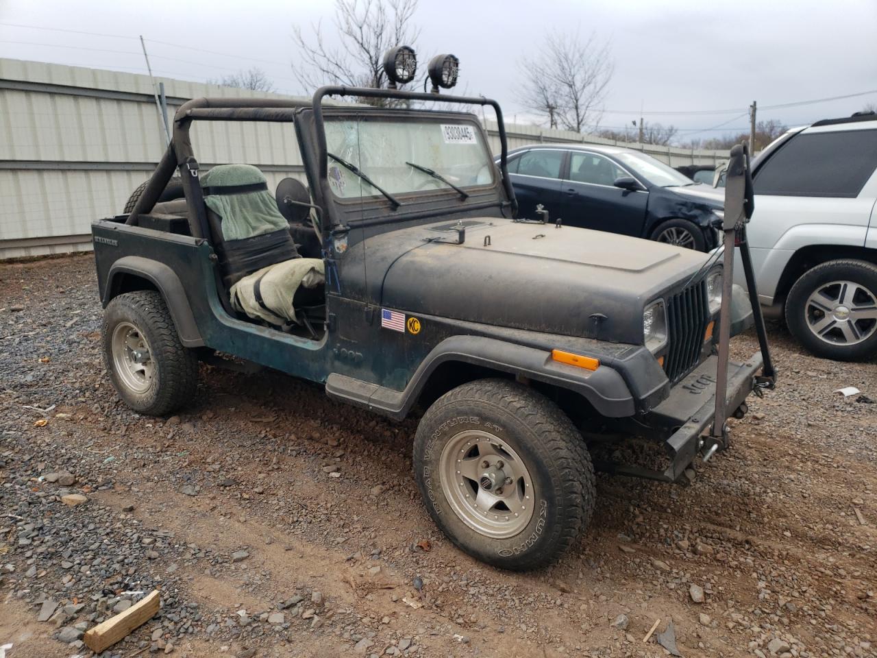1988 Jeep Wrangler Black vin: 2BCHV81J5JB514793
